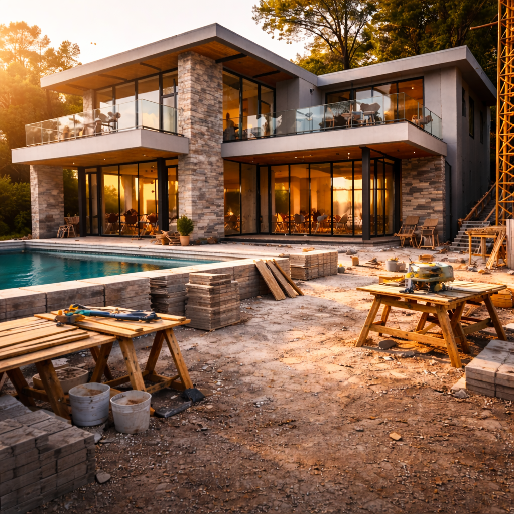 Construction - Custom home construction in Vancouver by Mari Construction Ltd residential and commercial general contractor and design build company