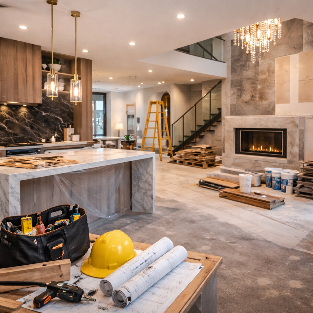 Renovation - Residential renovation and remodeling in Vancouver by Mari Construction Ltd kitchen renovation, bathroom remodeling, and interior upgrades