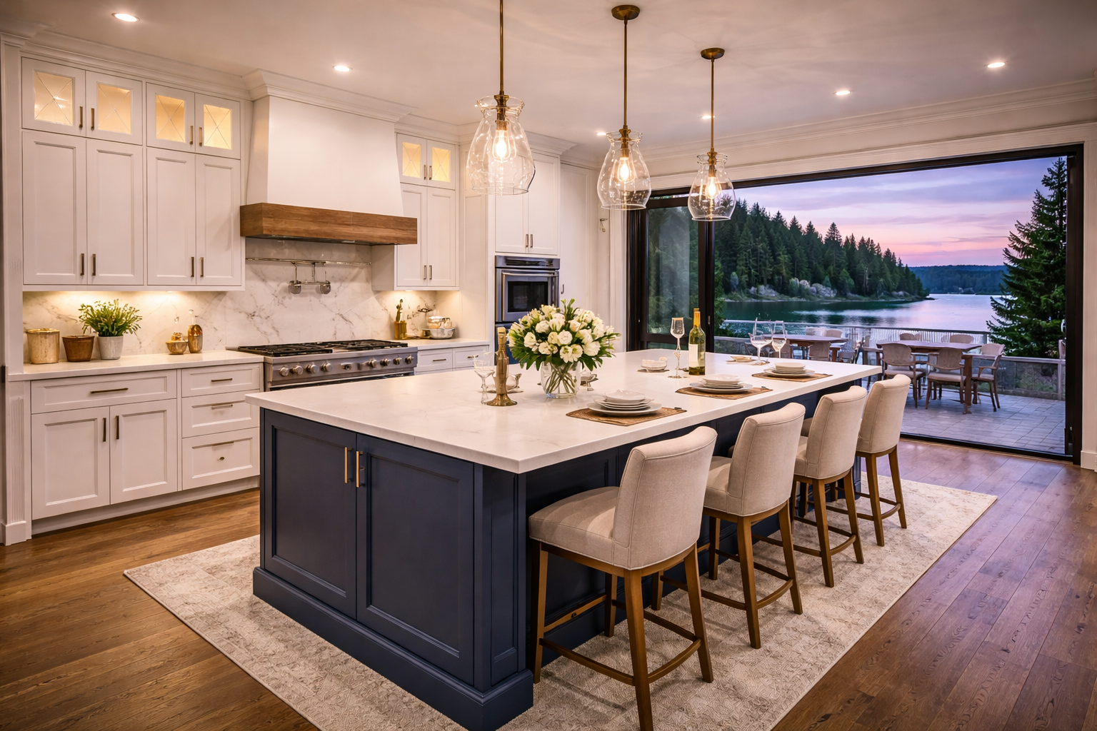 Custom kitchen remodeling in Vancouver with modern cabinetry countertops and finishes