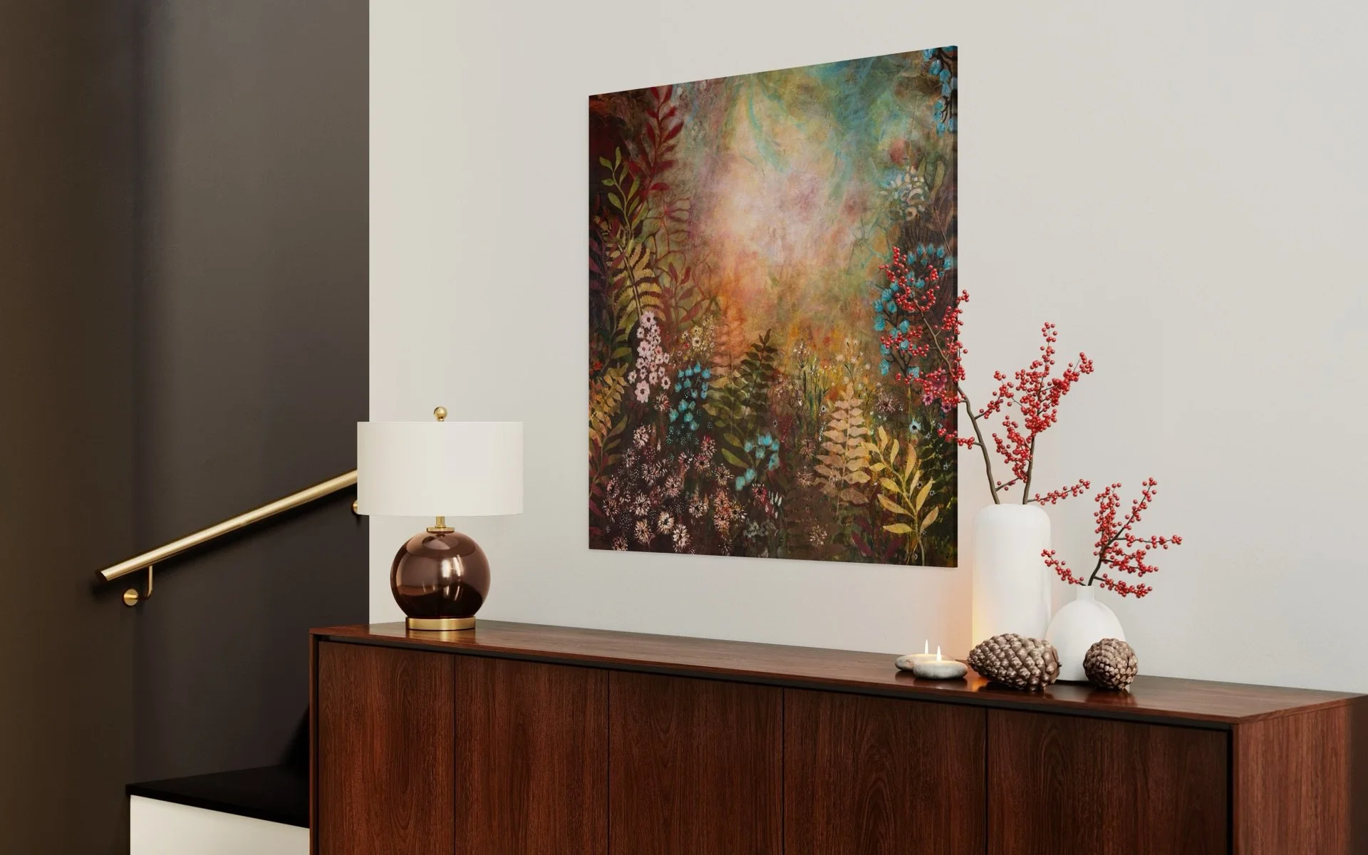 Floral Whispers at Dawn in Hallway.JPG