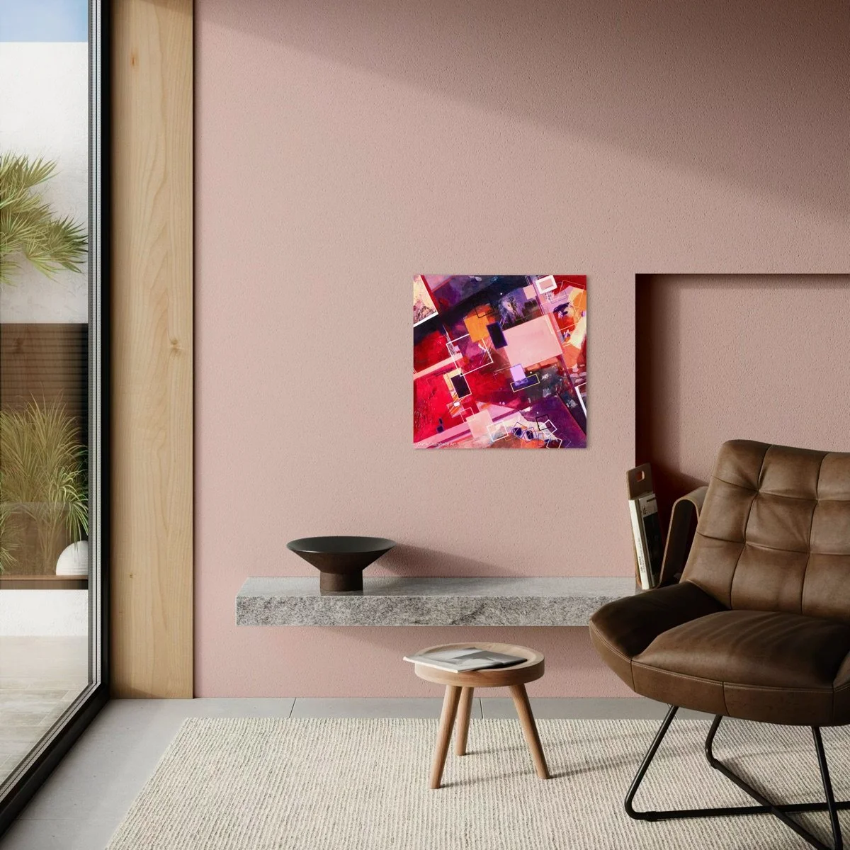 Scarlet Quadrant in modren living room.JPG