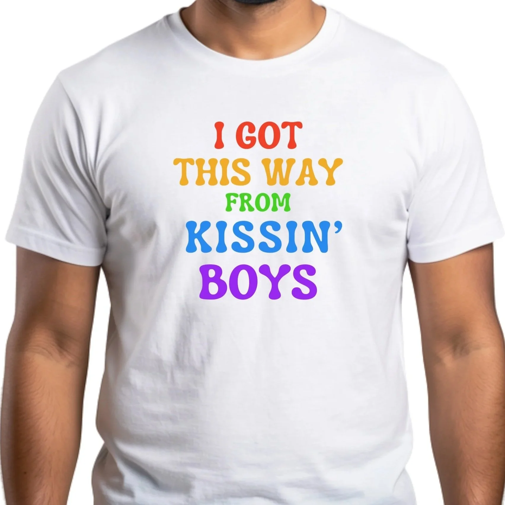 I got this way from kissin ___