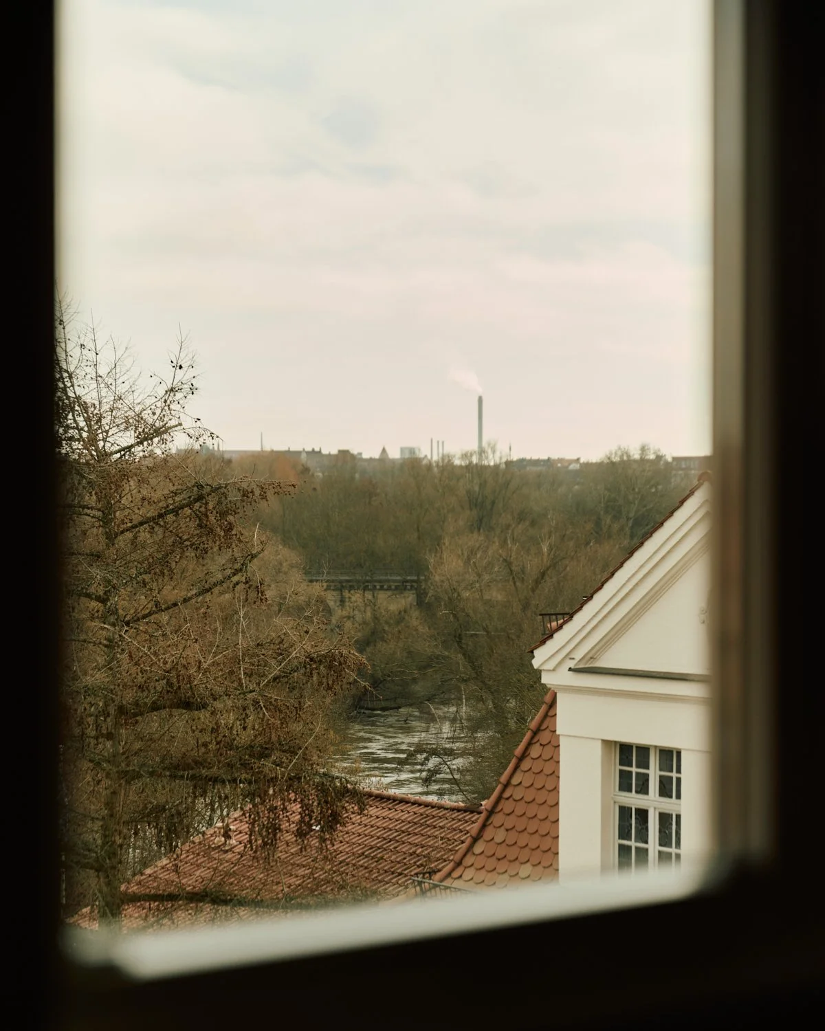 Blick vom Balkon zur Pegnitz