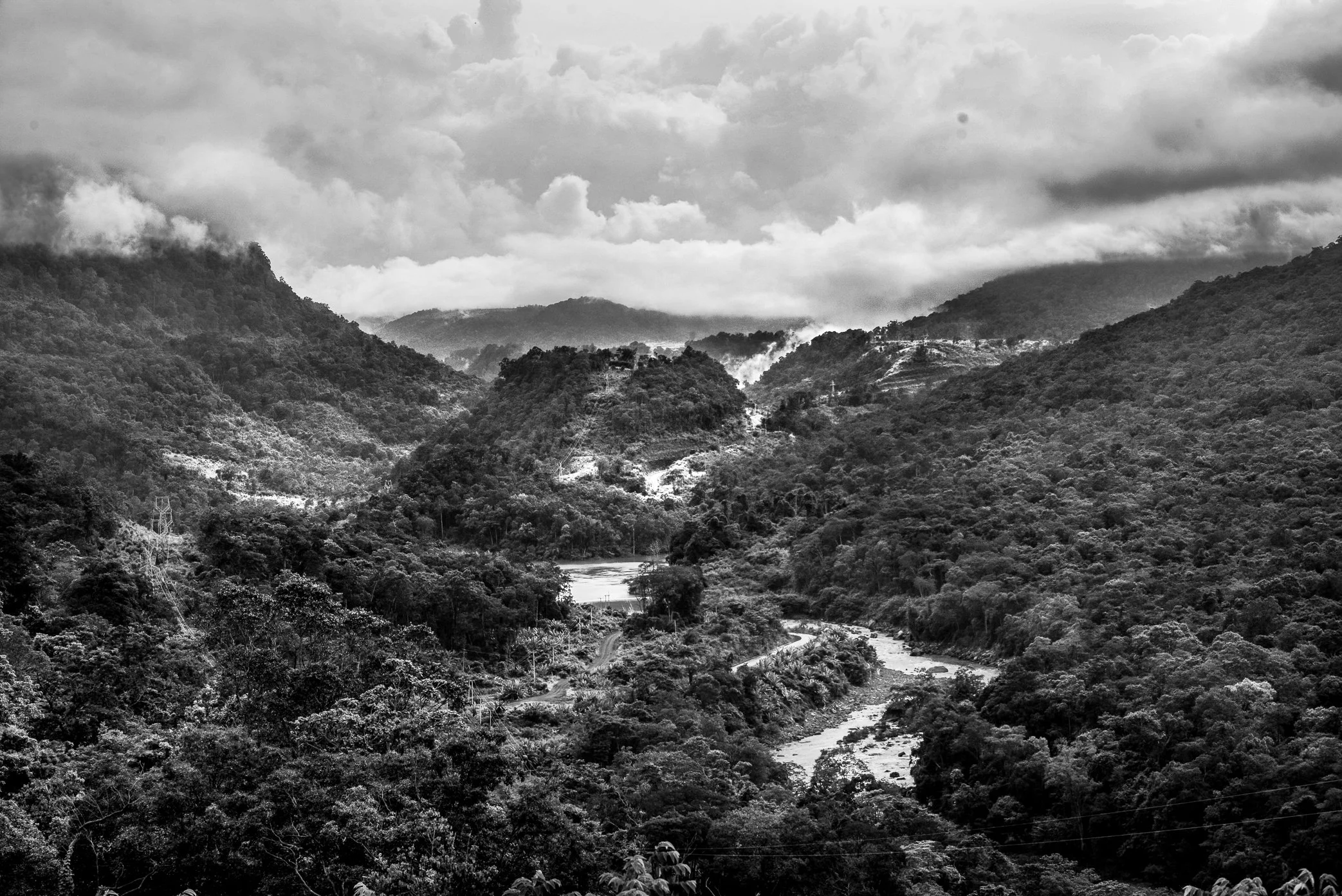 Attapeu, Laos - After the Xe Pian dam collapse, floodwater surged through the Xe River valley, tearing through bridges and crossings on its way downstream. Before reaching Tha Hin Lat - the first village hit by the disaster - the river had already be