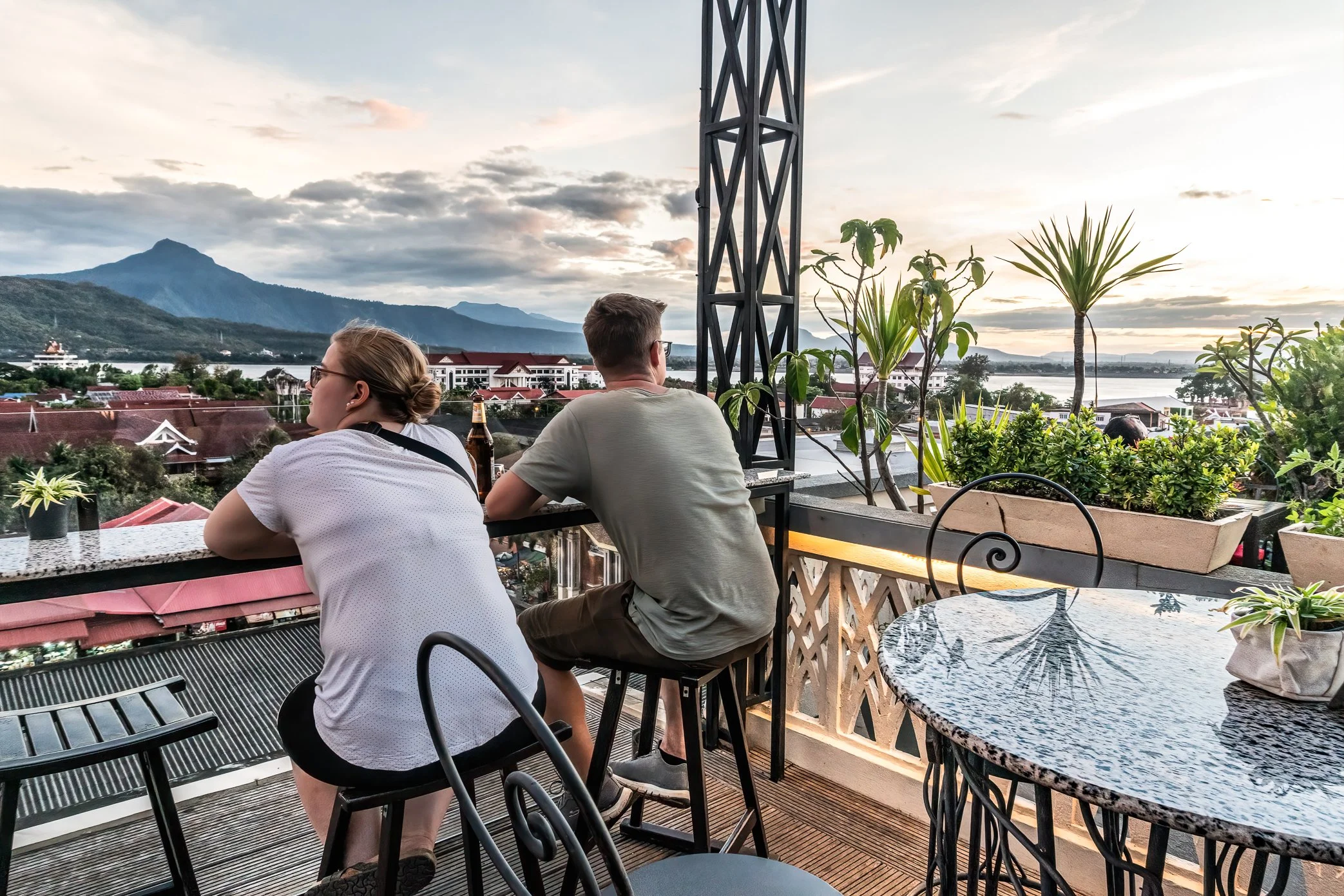 Pakse, Laos, 2022 - Foreign tourists have begun returning to Pakse, the largest city in southern Laos. But amid the continuing crisis of a weakened Lao kip, small tourism operators still struggle to know whether the industry can generate income and j