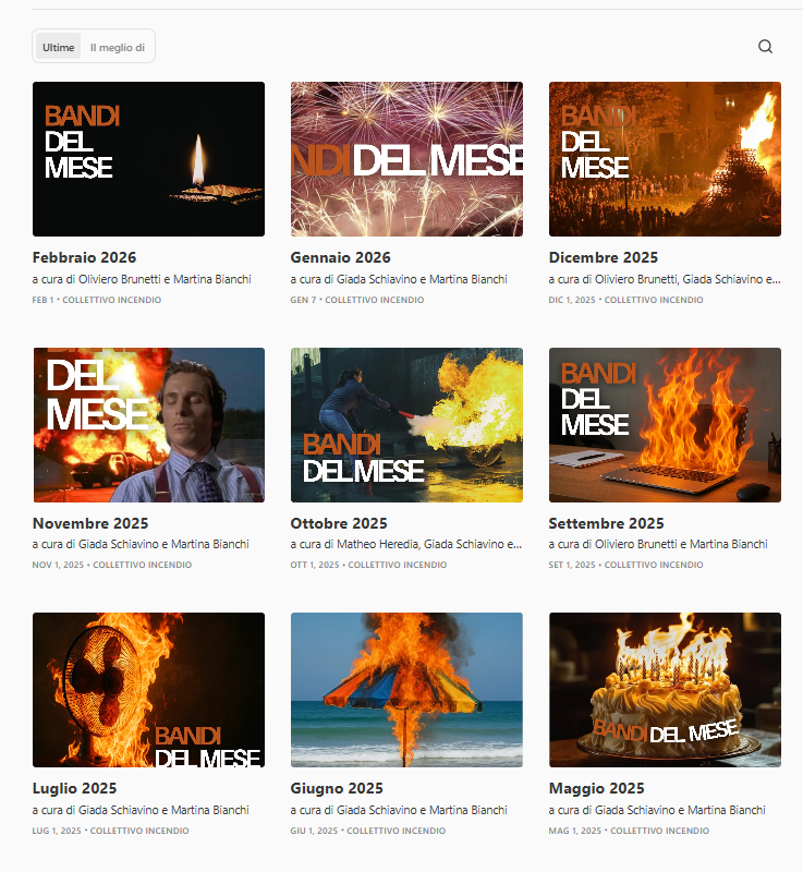 Newsletter Incendio