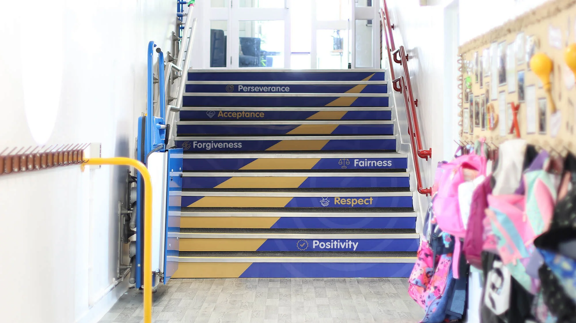 Netherton School Welcome Staircase 02.jpg