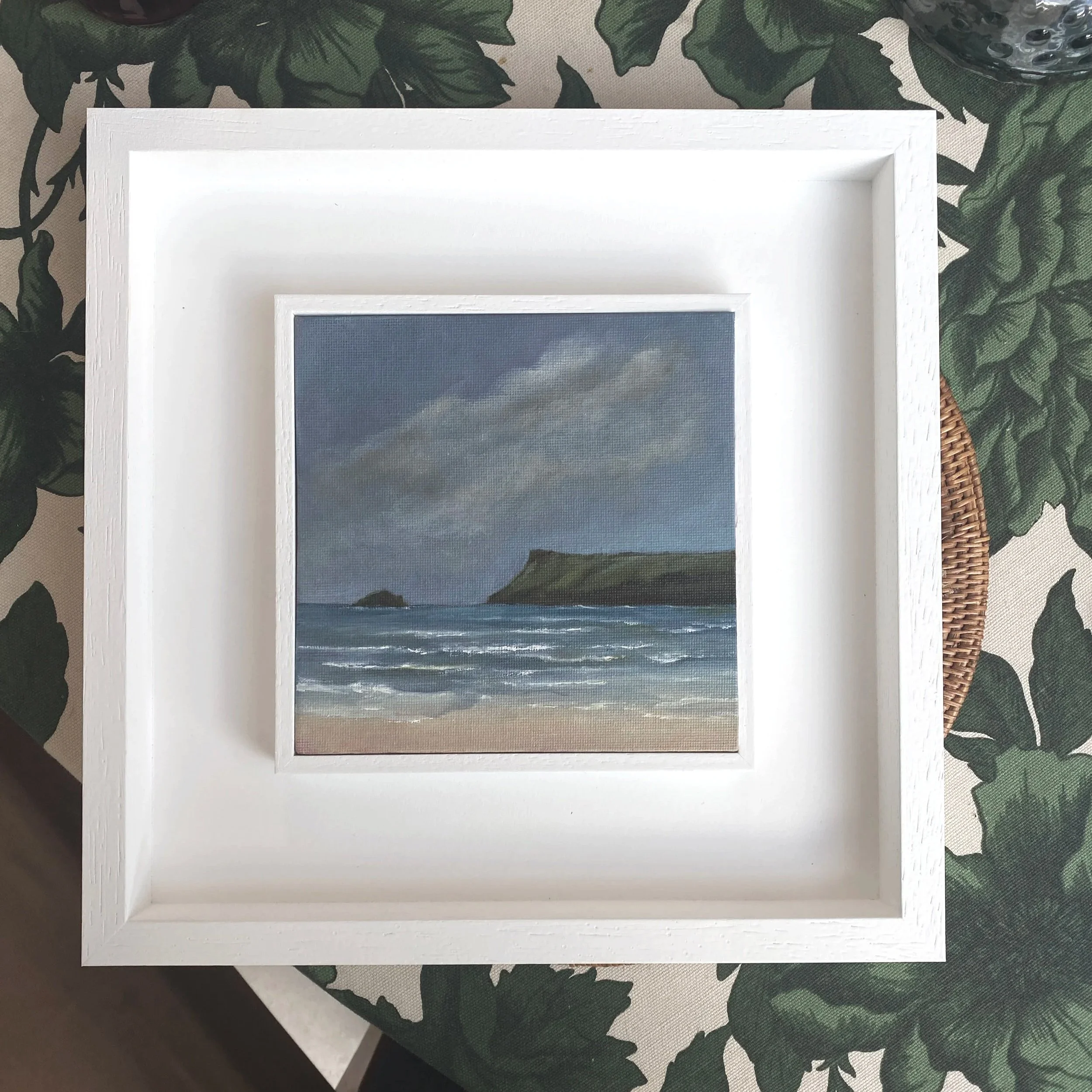 cornish coastline commission piece