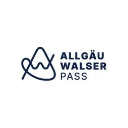 Berg Fux  Allgäu-Walser Pass Logo des Allgäu Walsers Pass mit Bergsymbol und Text