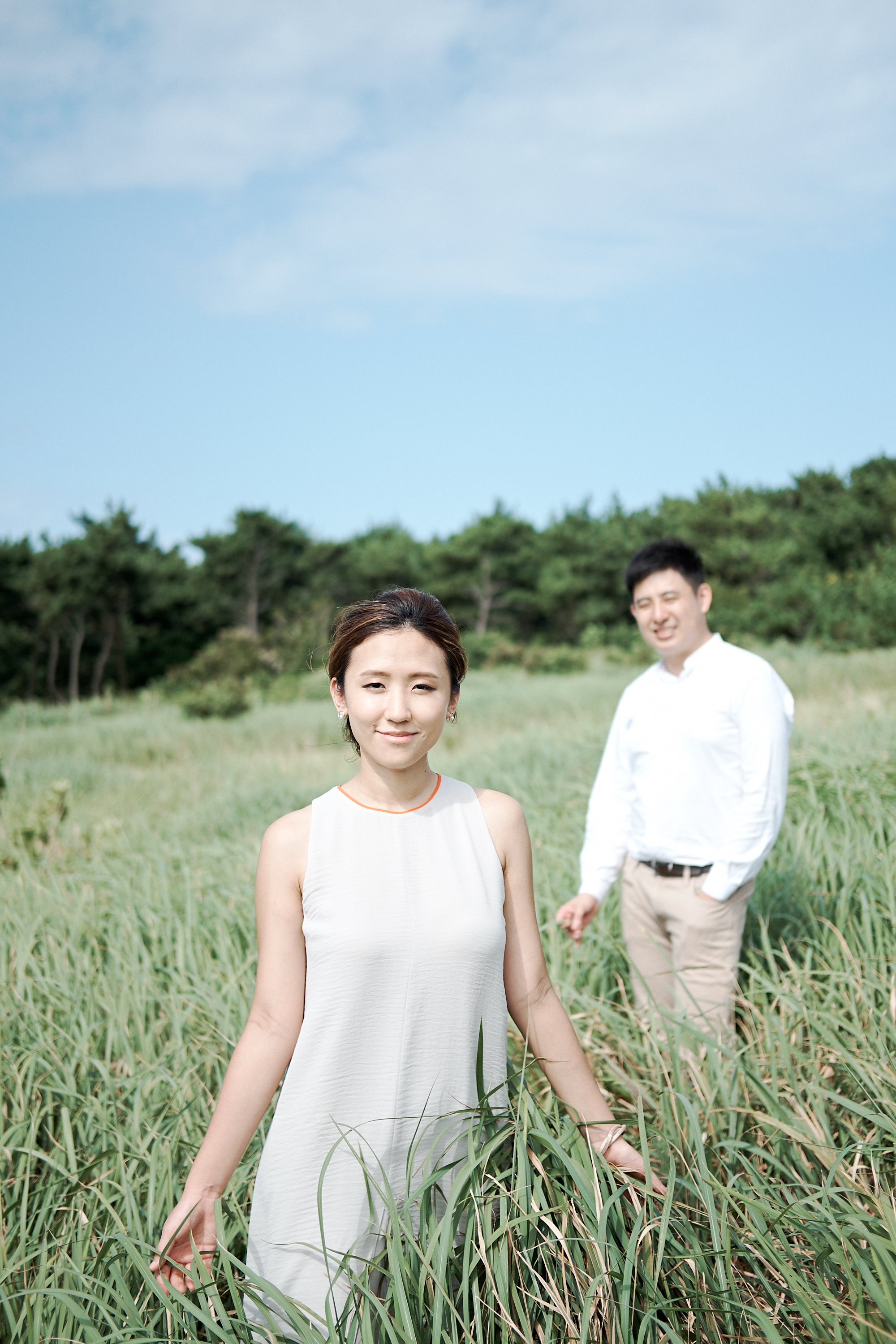 south korea jeju summer pre-wedding photoshoot