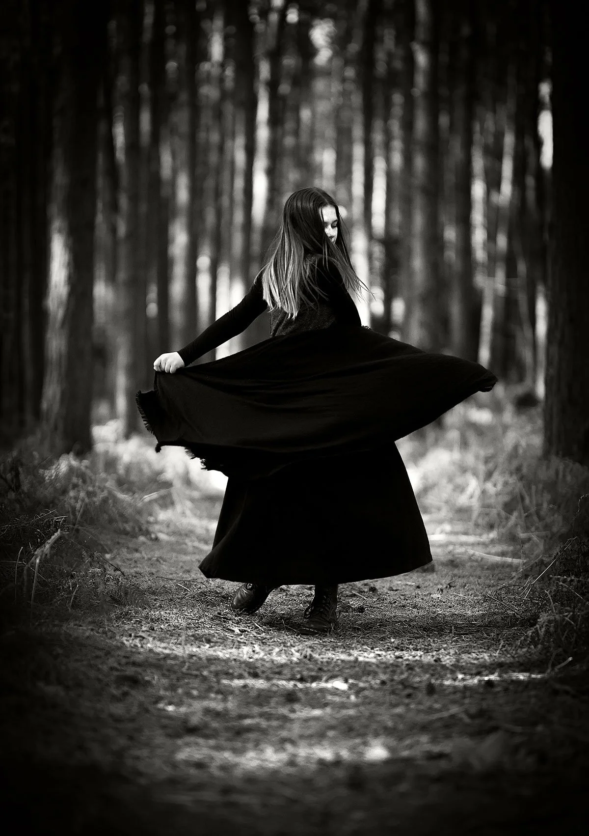 : She moved like the wind - free and untamed :