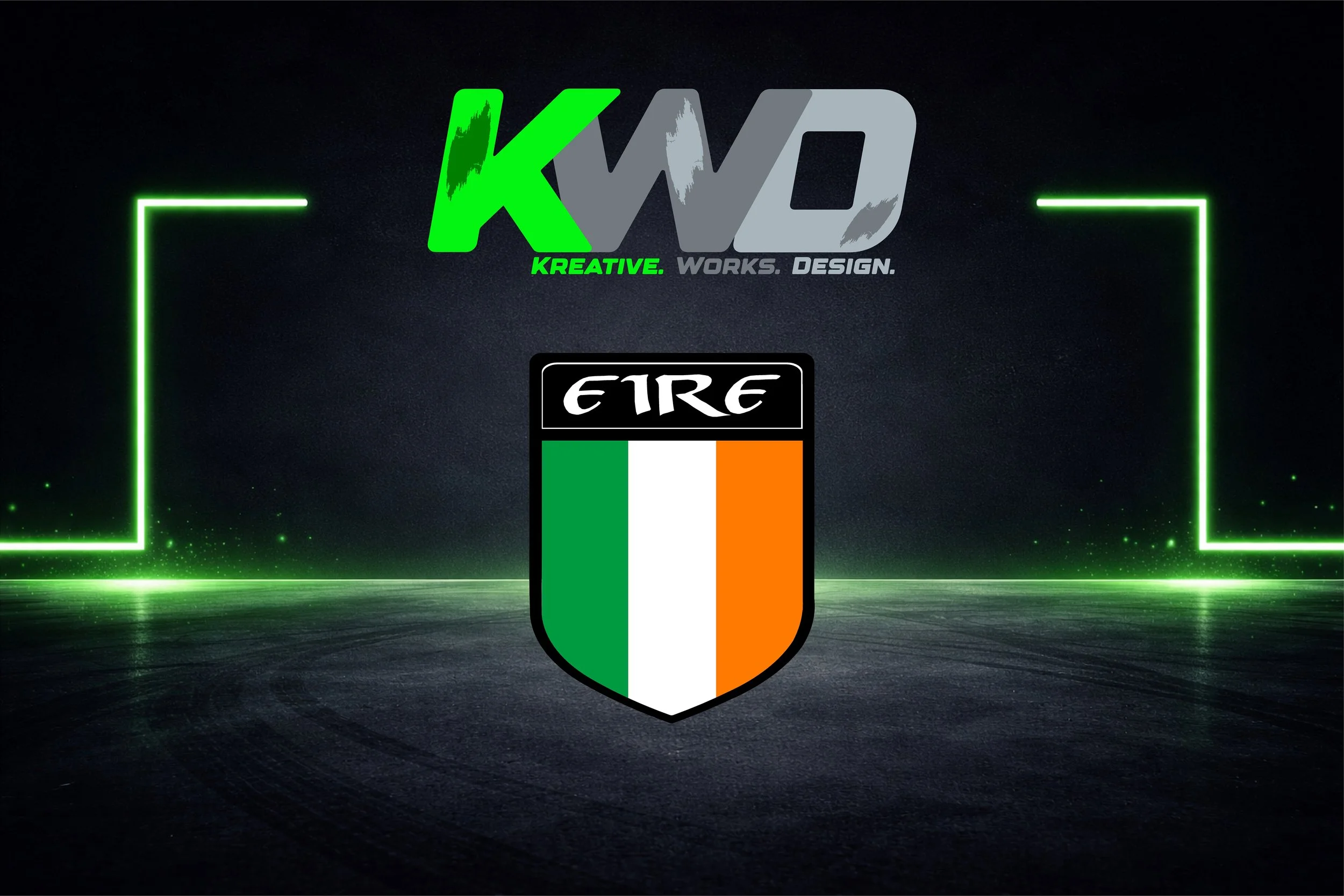 Ireland Shield Vinyl Sticker