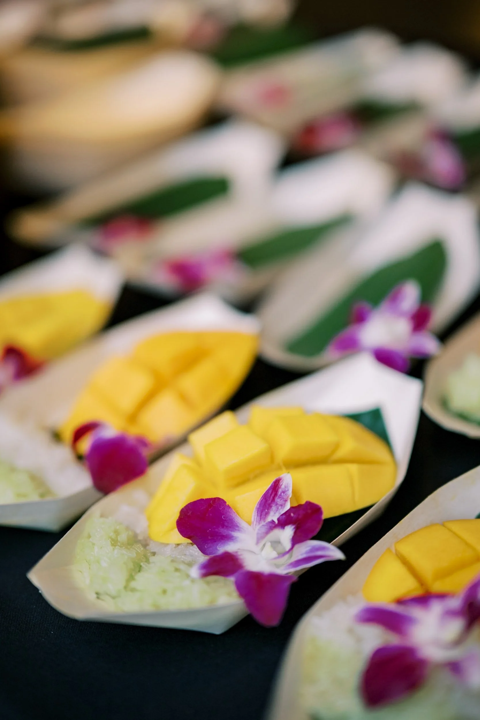 Traditional mango sticky rice at Amanpuri in Phuket, Thailand