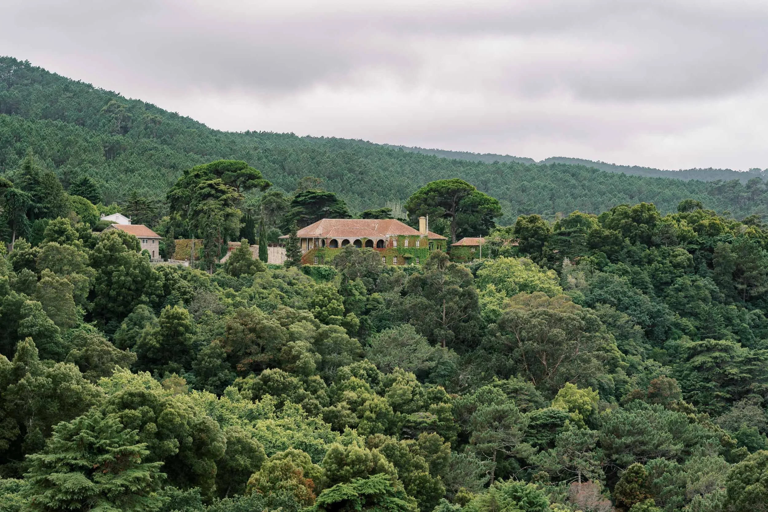 Scenic view of Quinta da Bella Vista in Sintra, Portugal