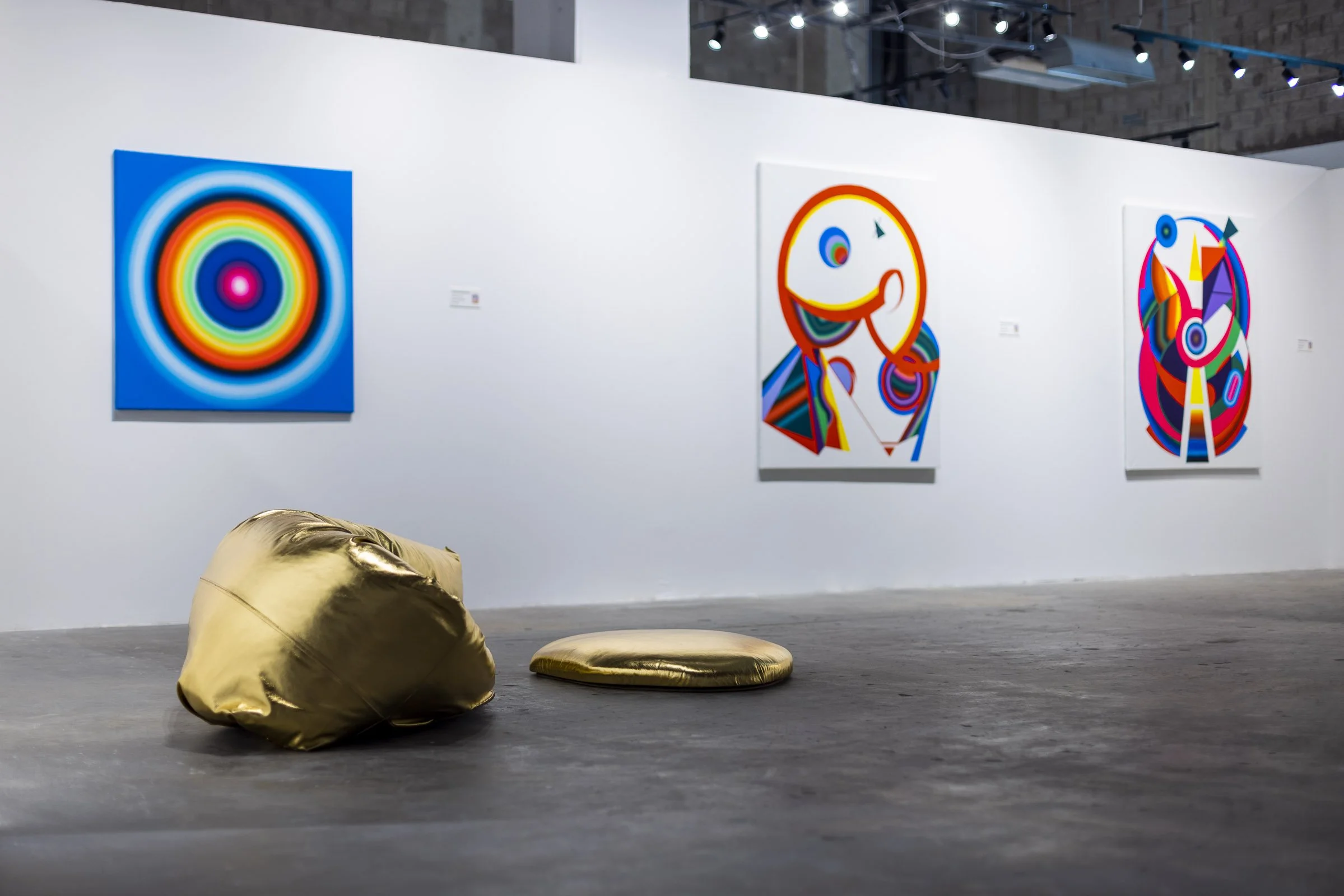 Eruption group exhibition showcasing works by Nicolas Panayotu curated by Mohamad Ali Makouk for Core Art Strategies art consultancy