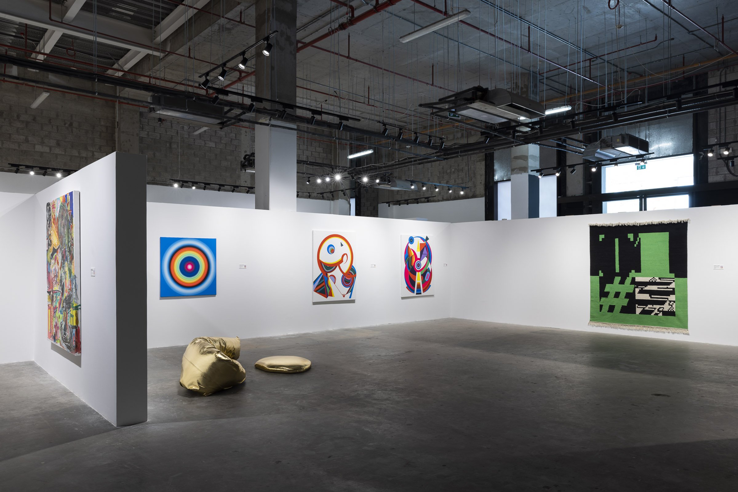 Eruption exhibition featuring works by Maryam Al Homaid curated by Mohamad Ali Makouk for Core Art Strategies art consultancy