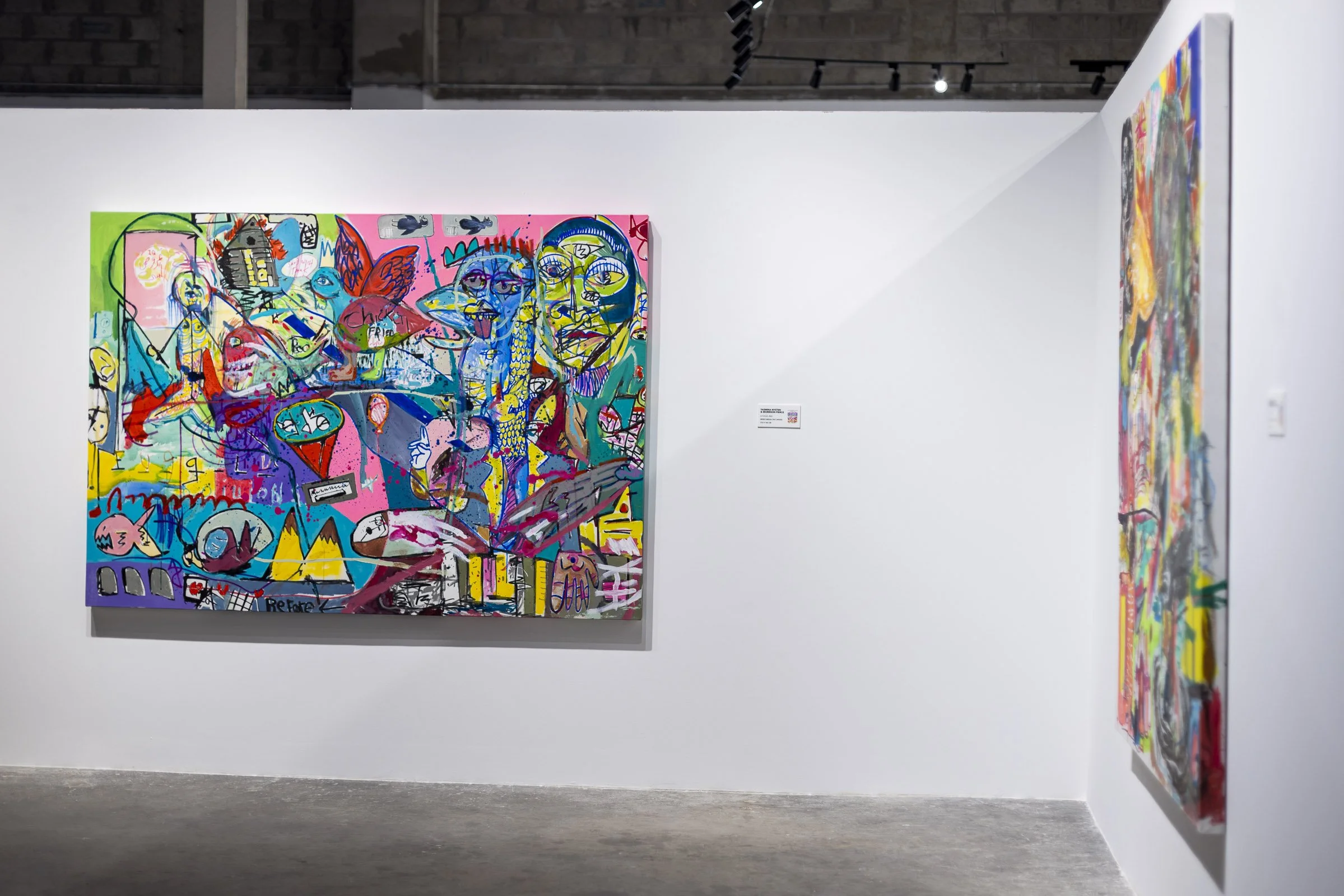 Eruption group exhibition showcasing works curated by Mohamad Ali Makouk for Core Art Strategies art consultancy