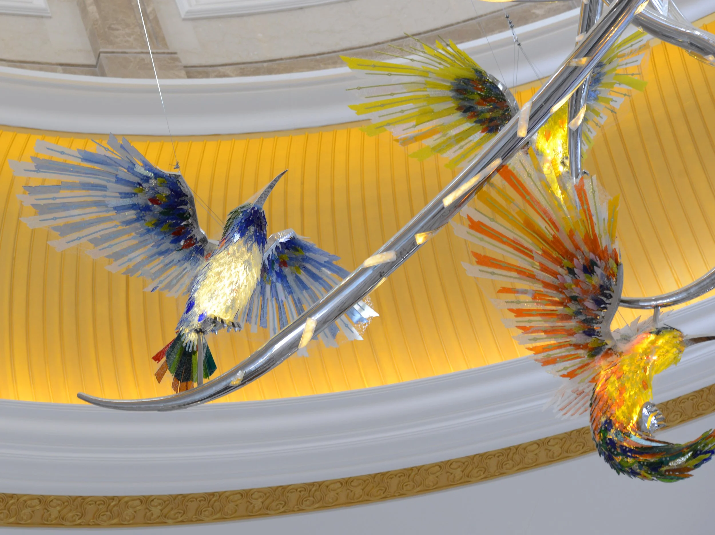 Murano colibri - Marsa Malaz Kempinski.JPG