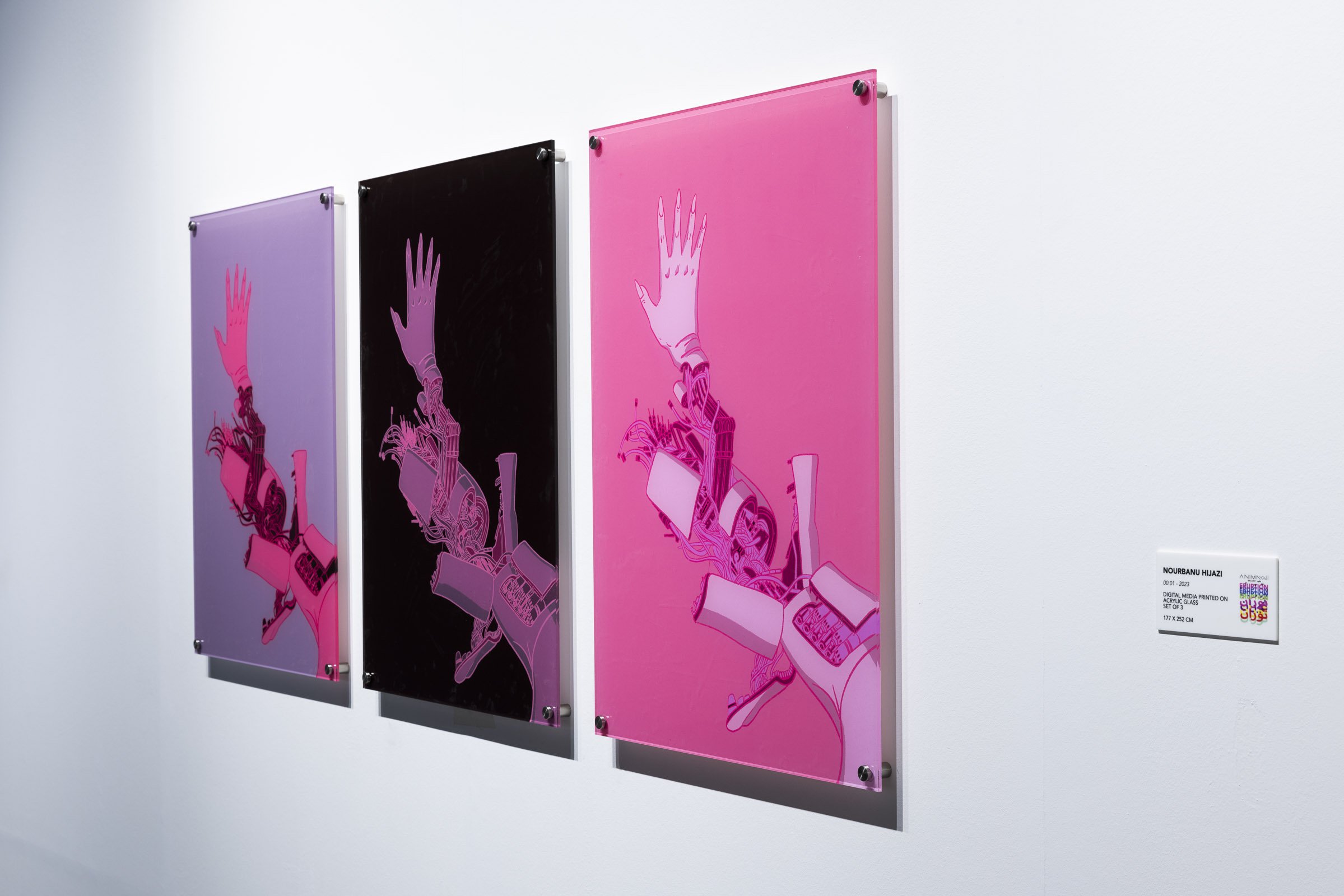 Eruption group exhibition showcasing works curated by Mohamad Ali Makouk for Core Art Strategies art consultancy