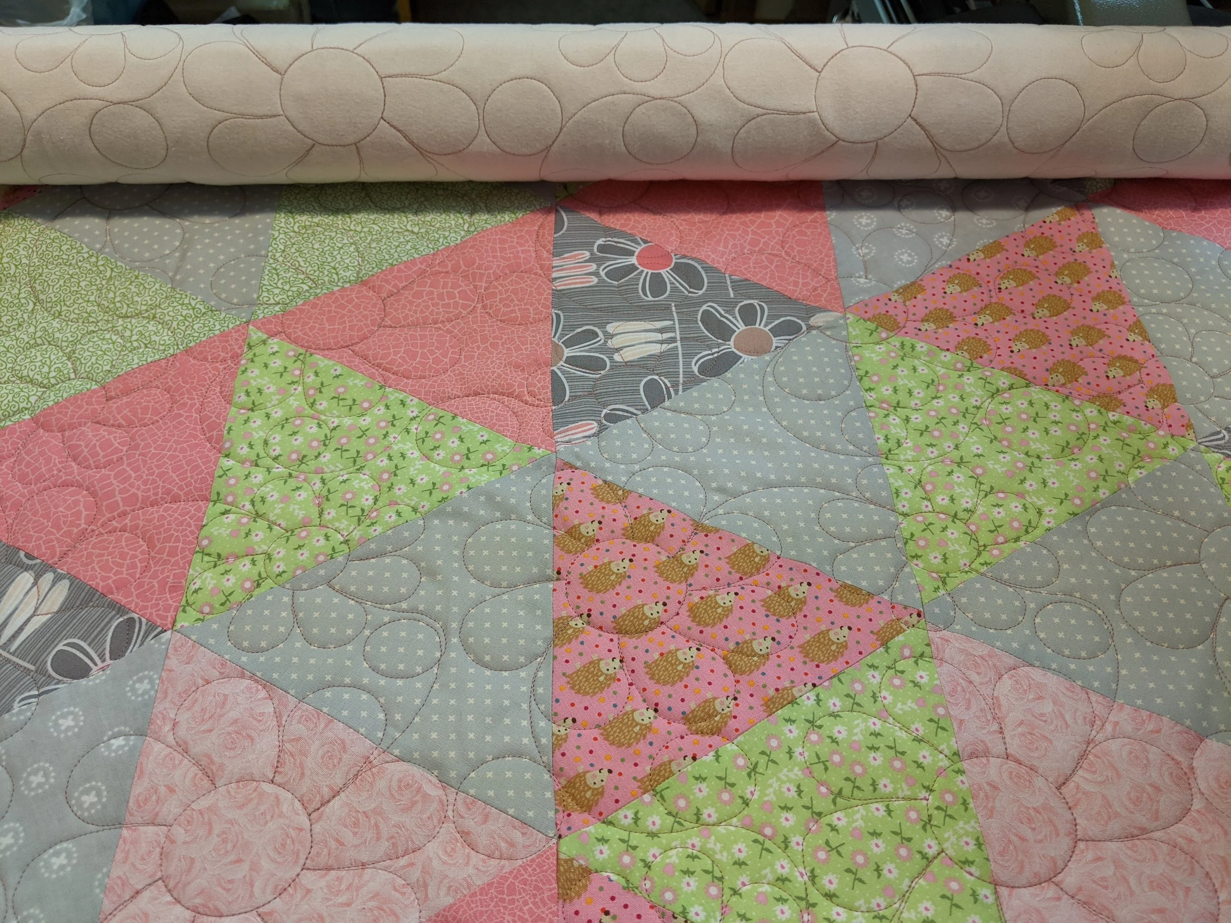 Daisy longarm quilting pattern