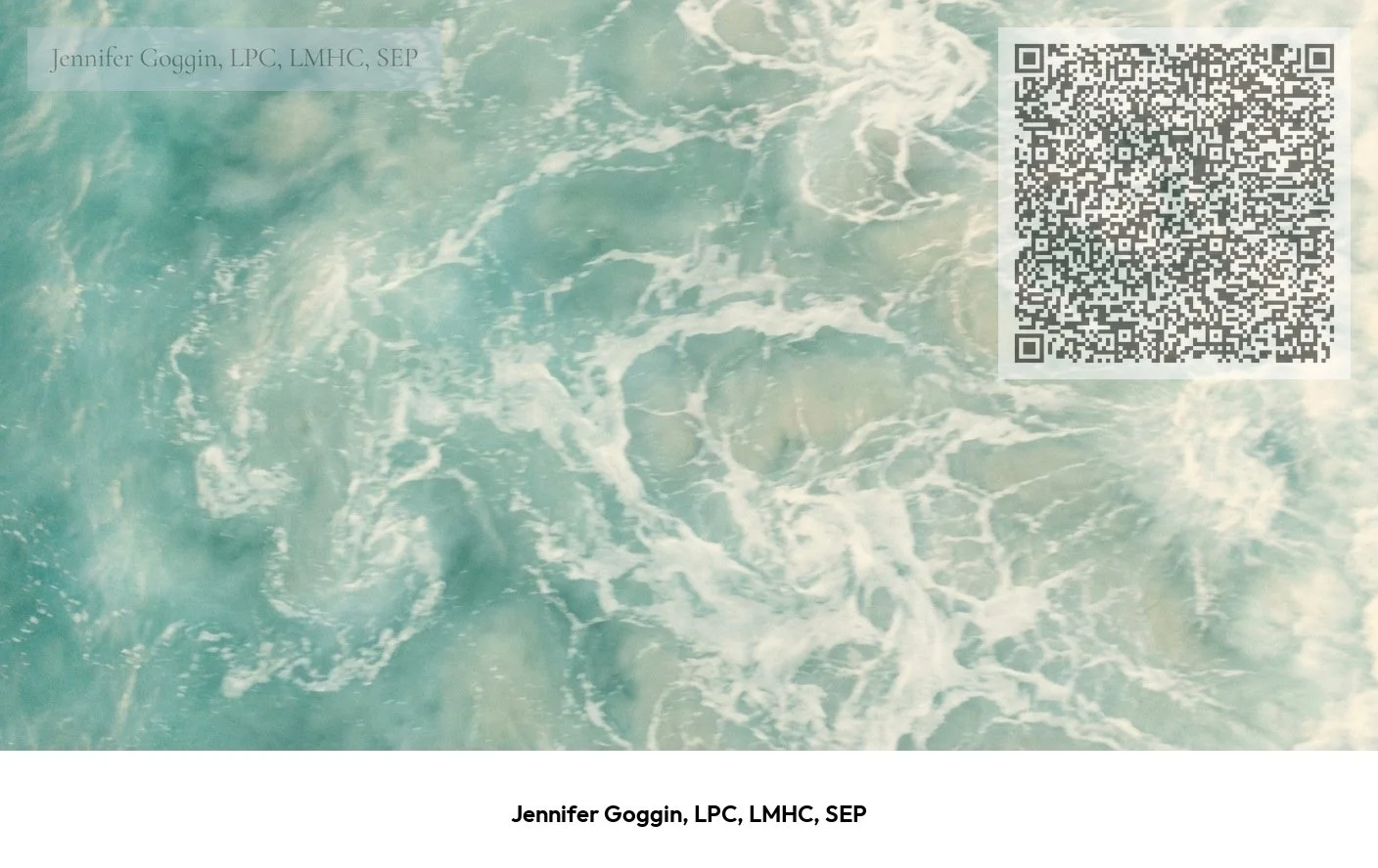 Jennifer Goggin, LPC, LMHC, SEP — somatic experiencing therapy in Palm Beach Gardens, Florida