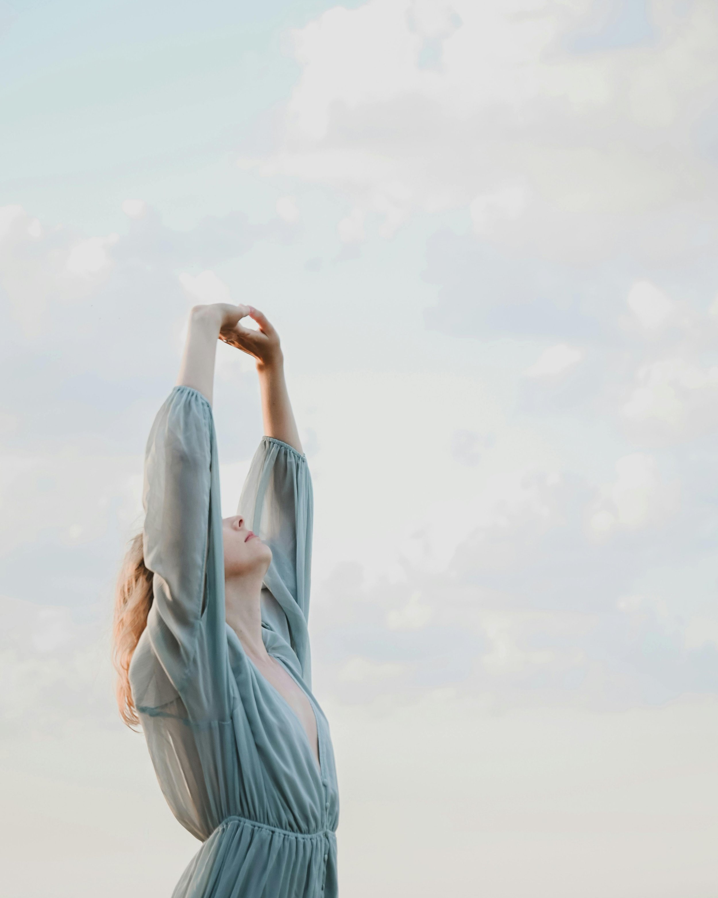 A peaceful, grounded moment representing healing from trauma through somatic therapy