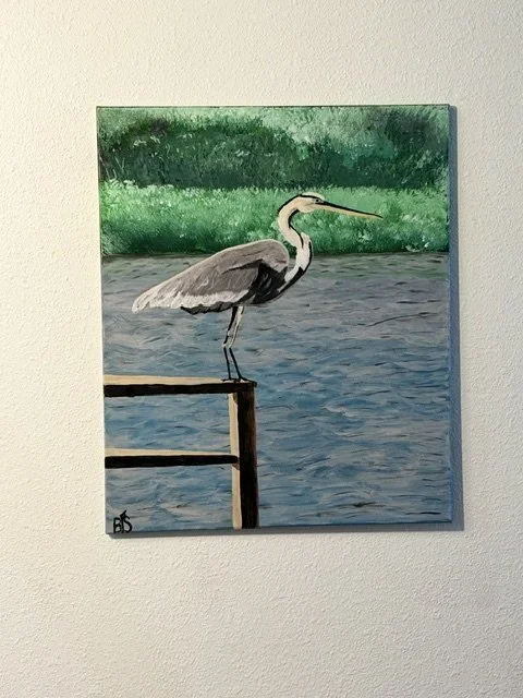GREAT BLUE HERON ON  DOCK WALL.JPG.jpeg