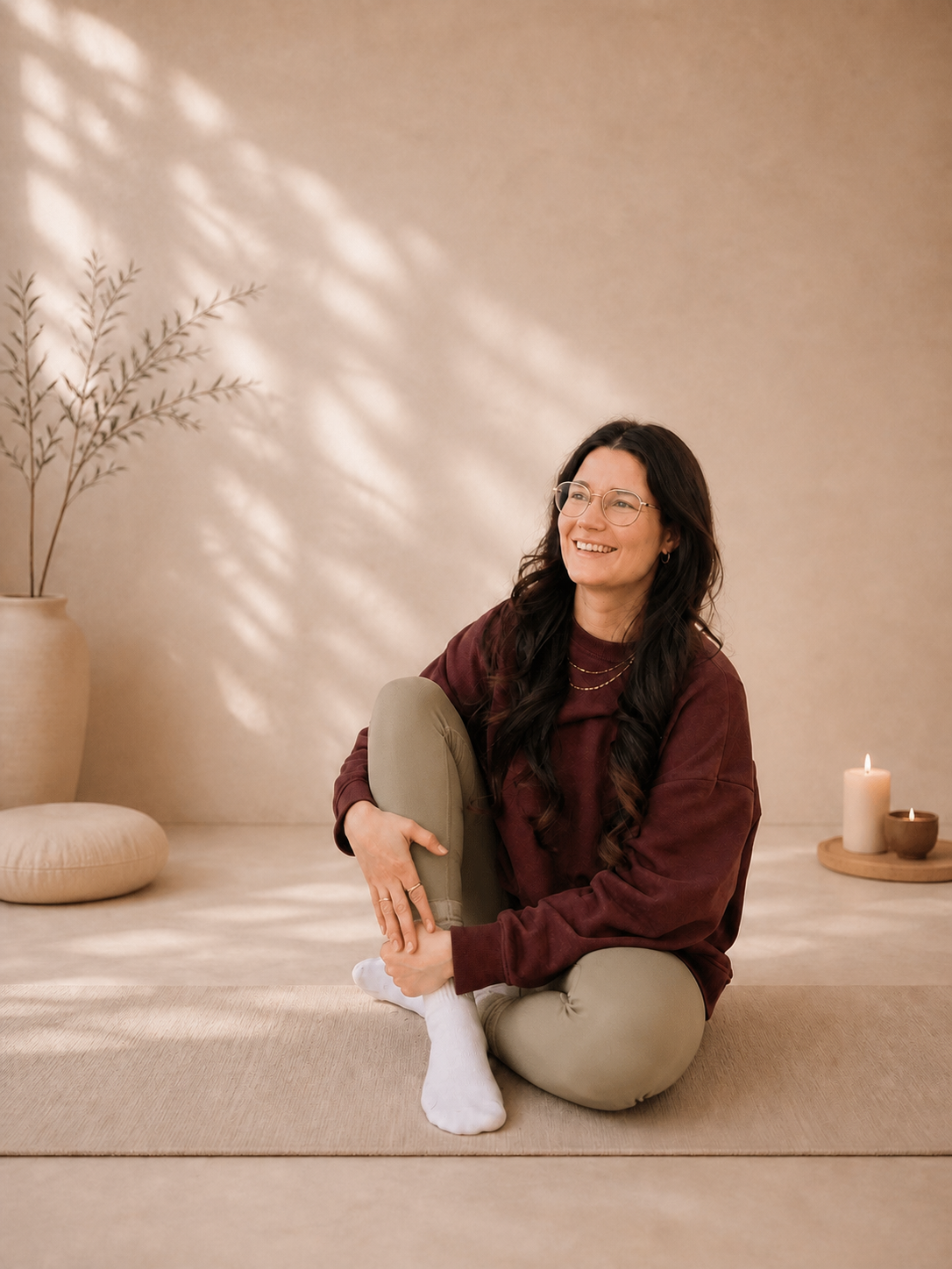 Hatha Yogalehrerin Tanja Schindlegger in St. Valentin.