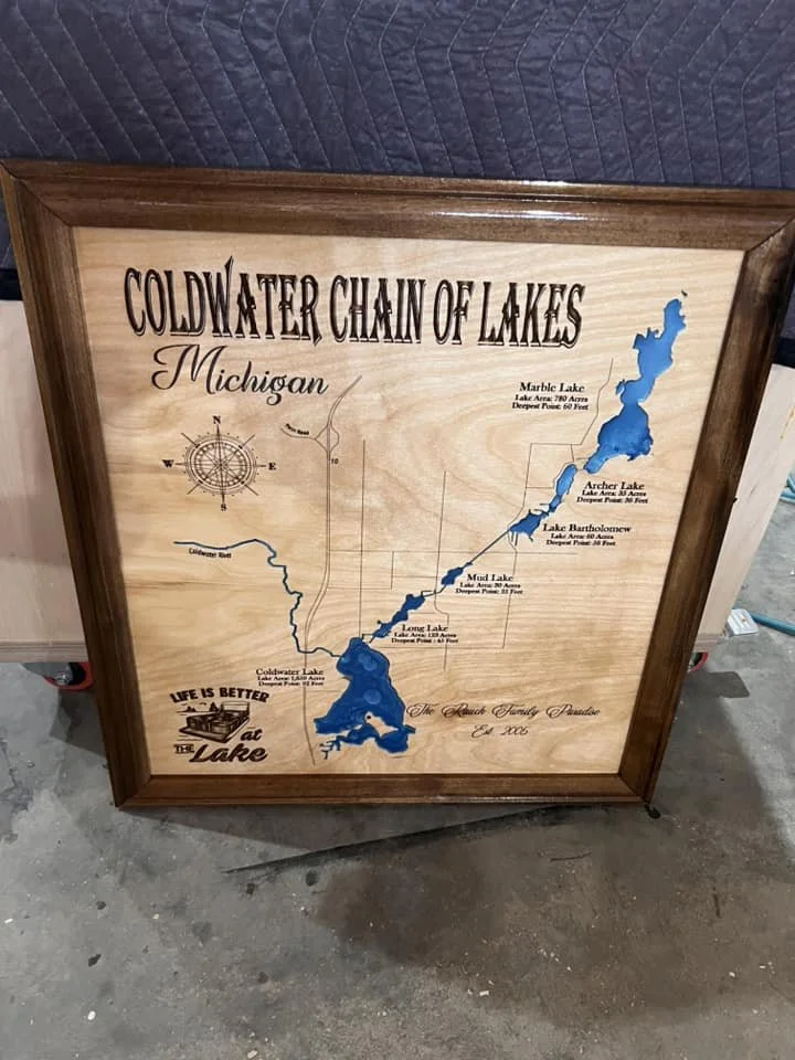 Coldwater Chain of Lakes, Michigan