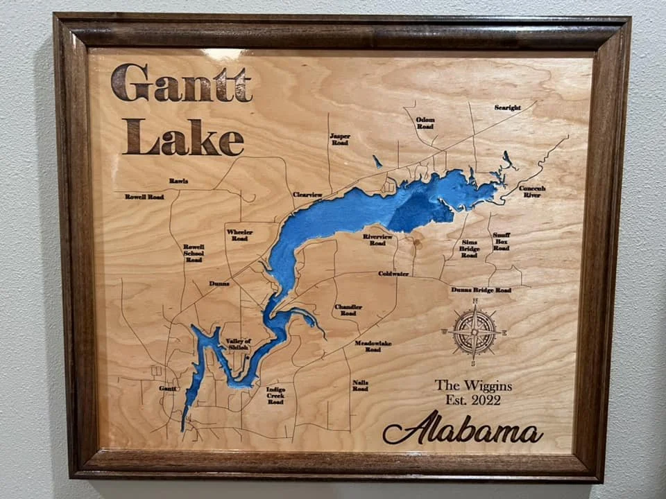 Gantt Lake, Alabama