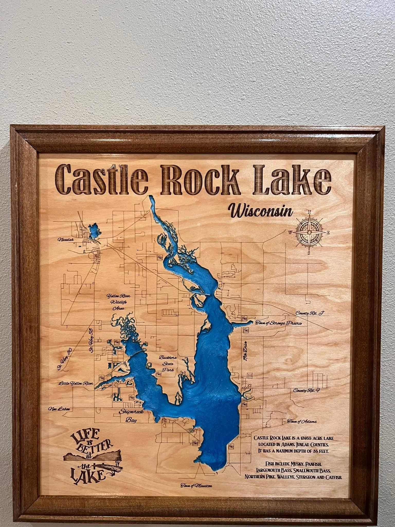 Castle Rock Lake, Wisconsin