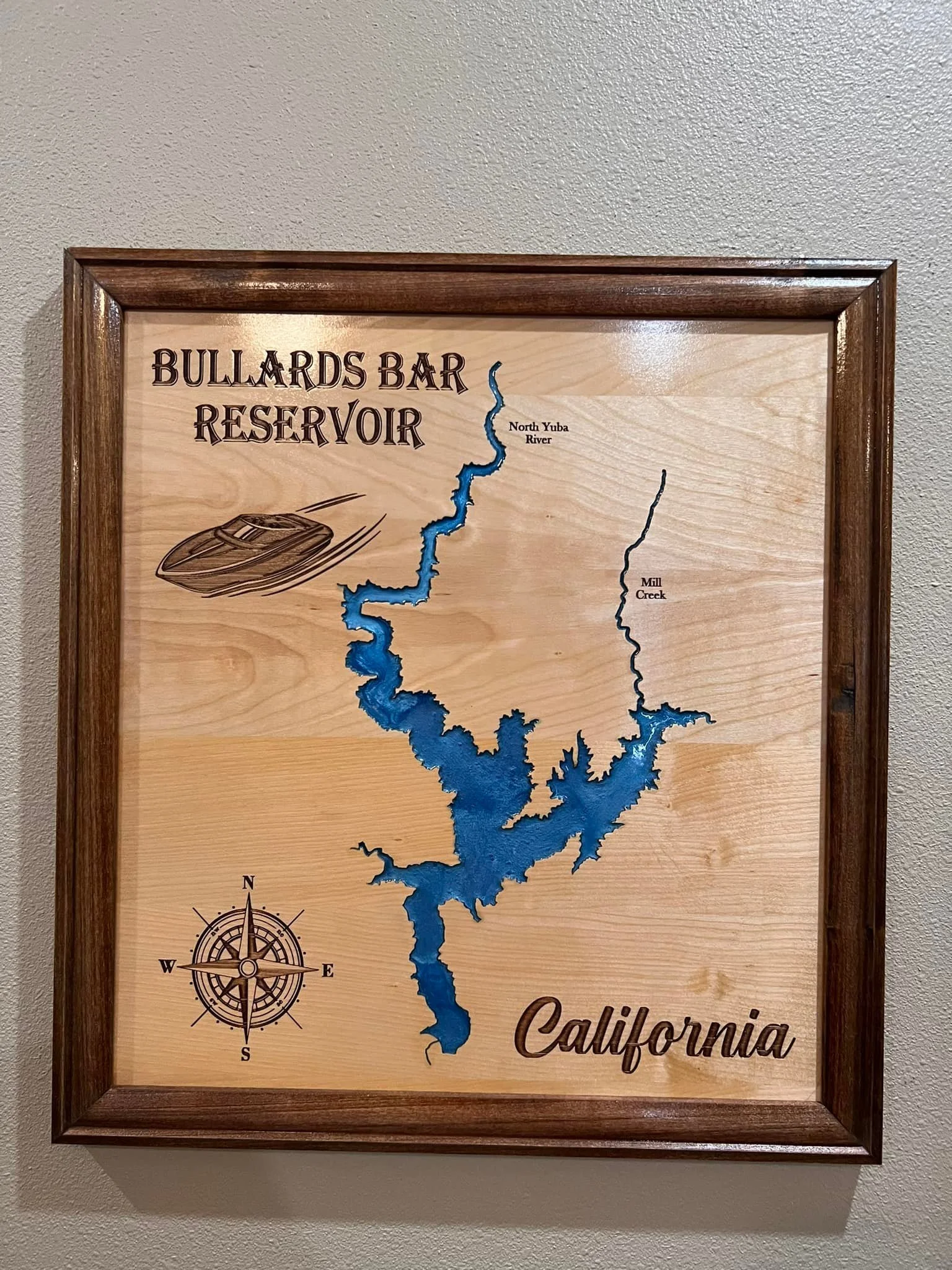 Bullards Bar Reservoir, California
