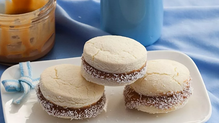 🍪Cornstarch Cookies Filled with dulce de leche (alfajores de maicena)