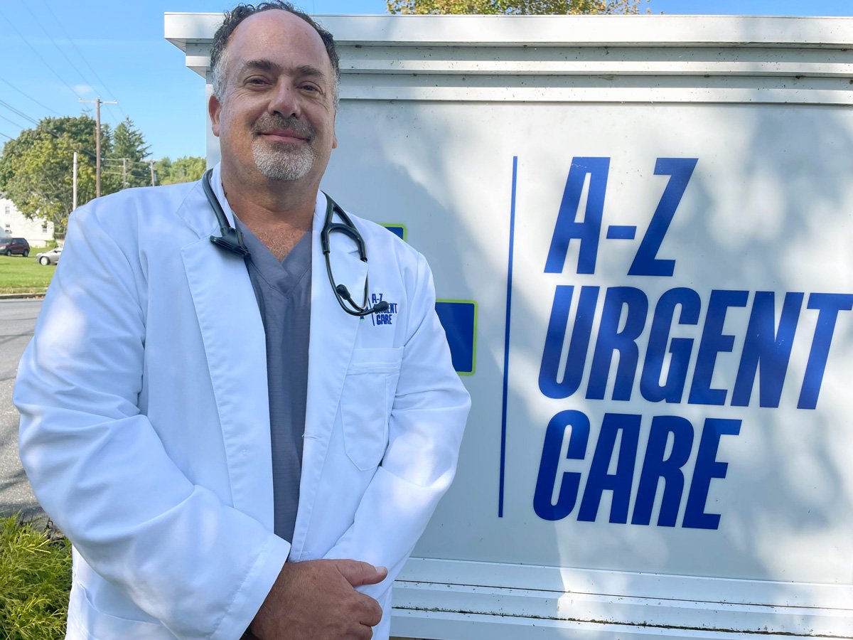 Dr. Gary Herring of A-Z Urgent Care in Elverson, PA