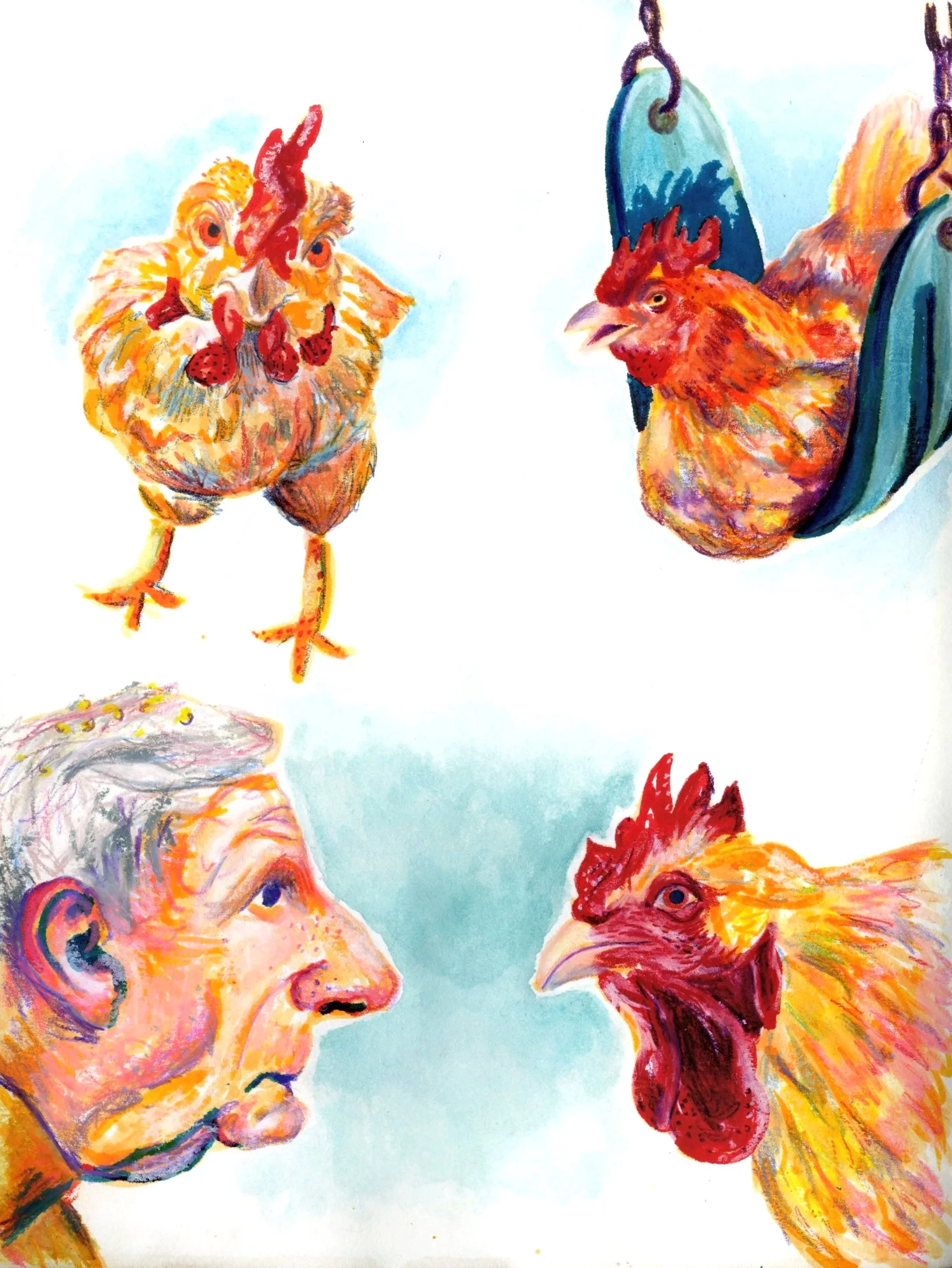 Chicken texture - Sketchbook '25