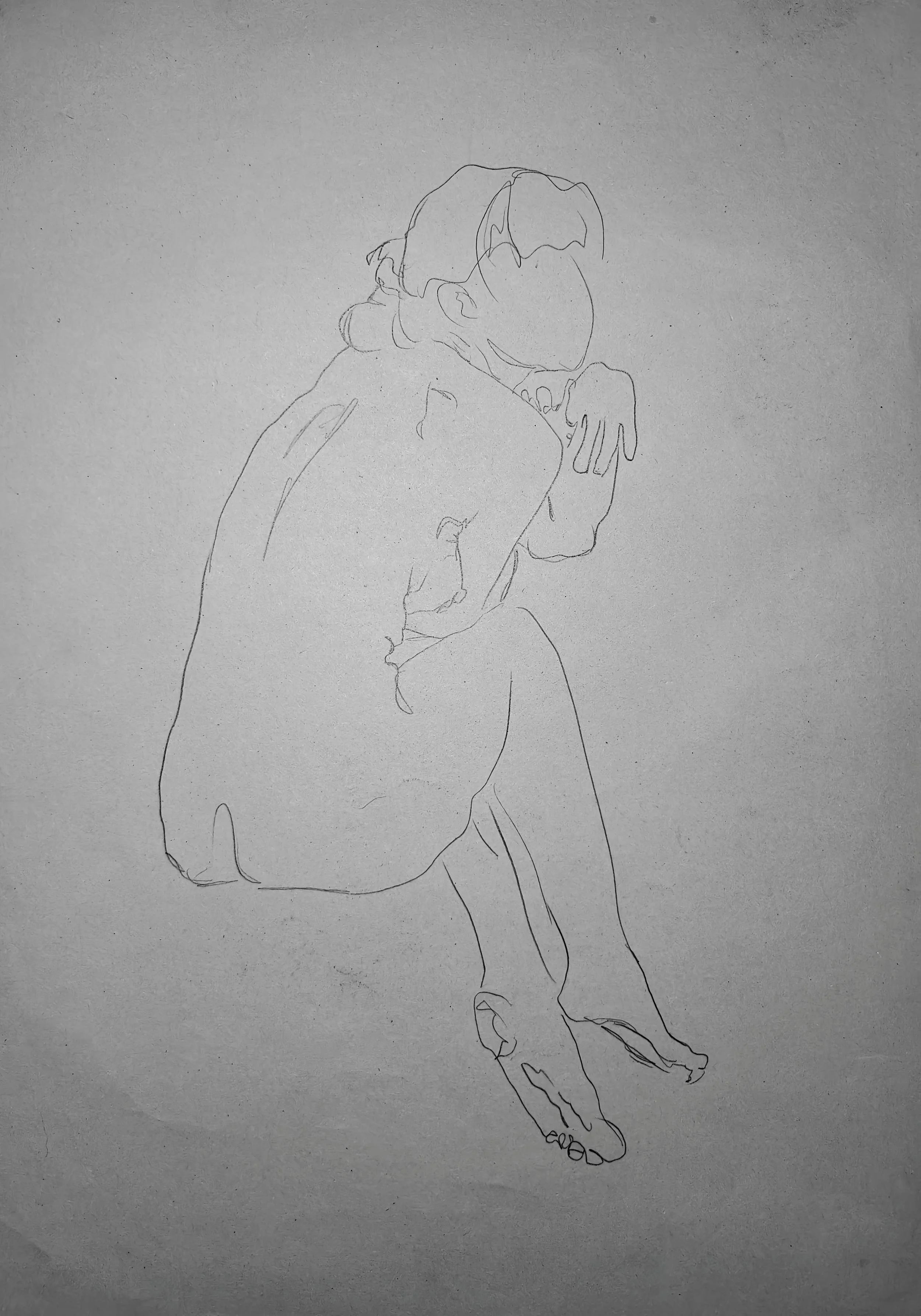 Artwork by Shaun Bell - Observed Structure – Life Drawing & Anatomy Studies