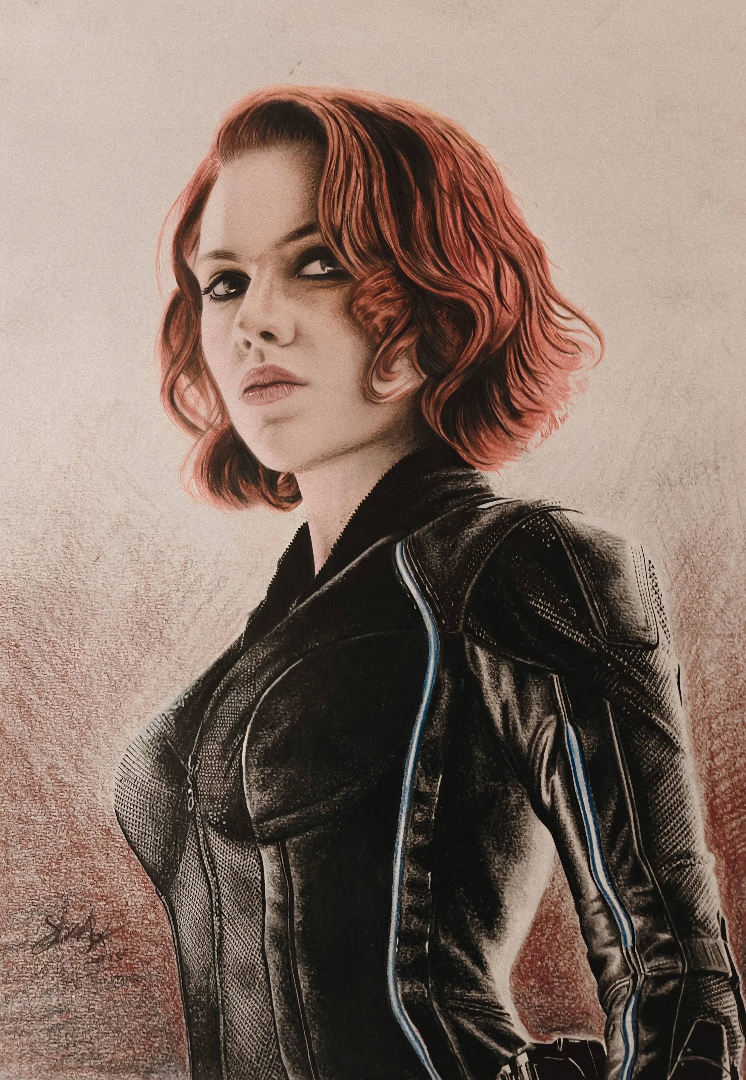 Artwork by Shaun bell - Colour pencil study 