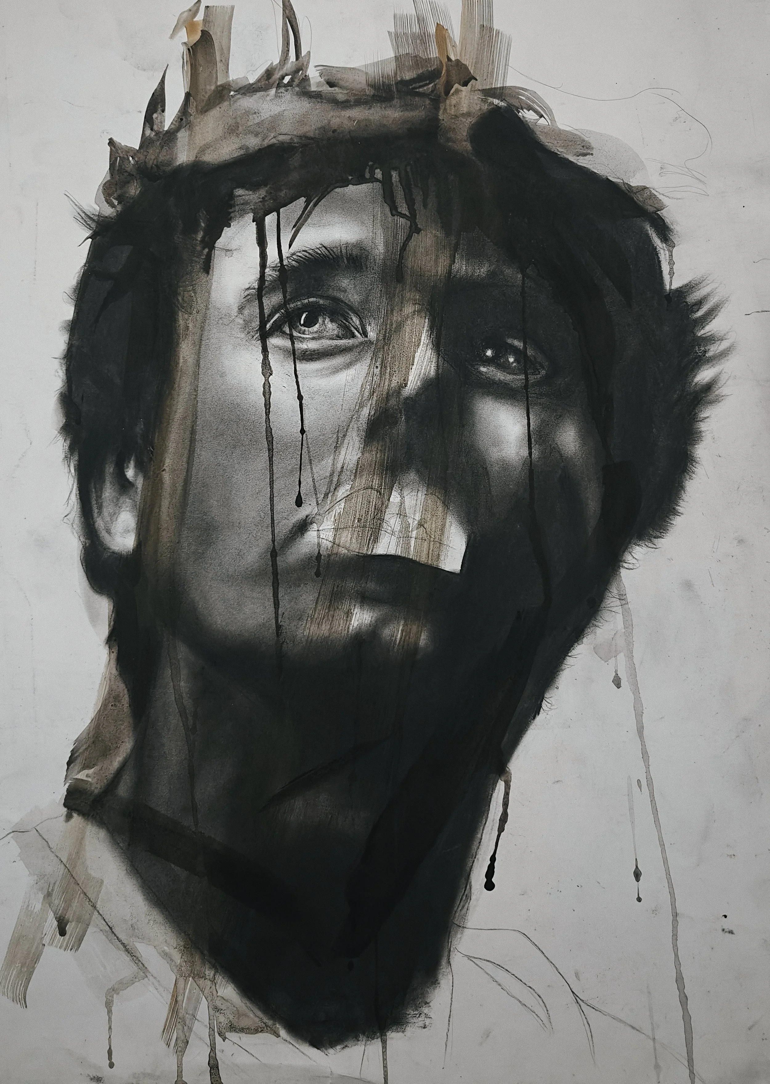 Artwork by Shaun bell - Charcoal study 