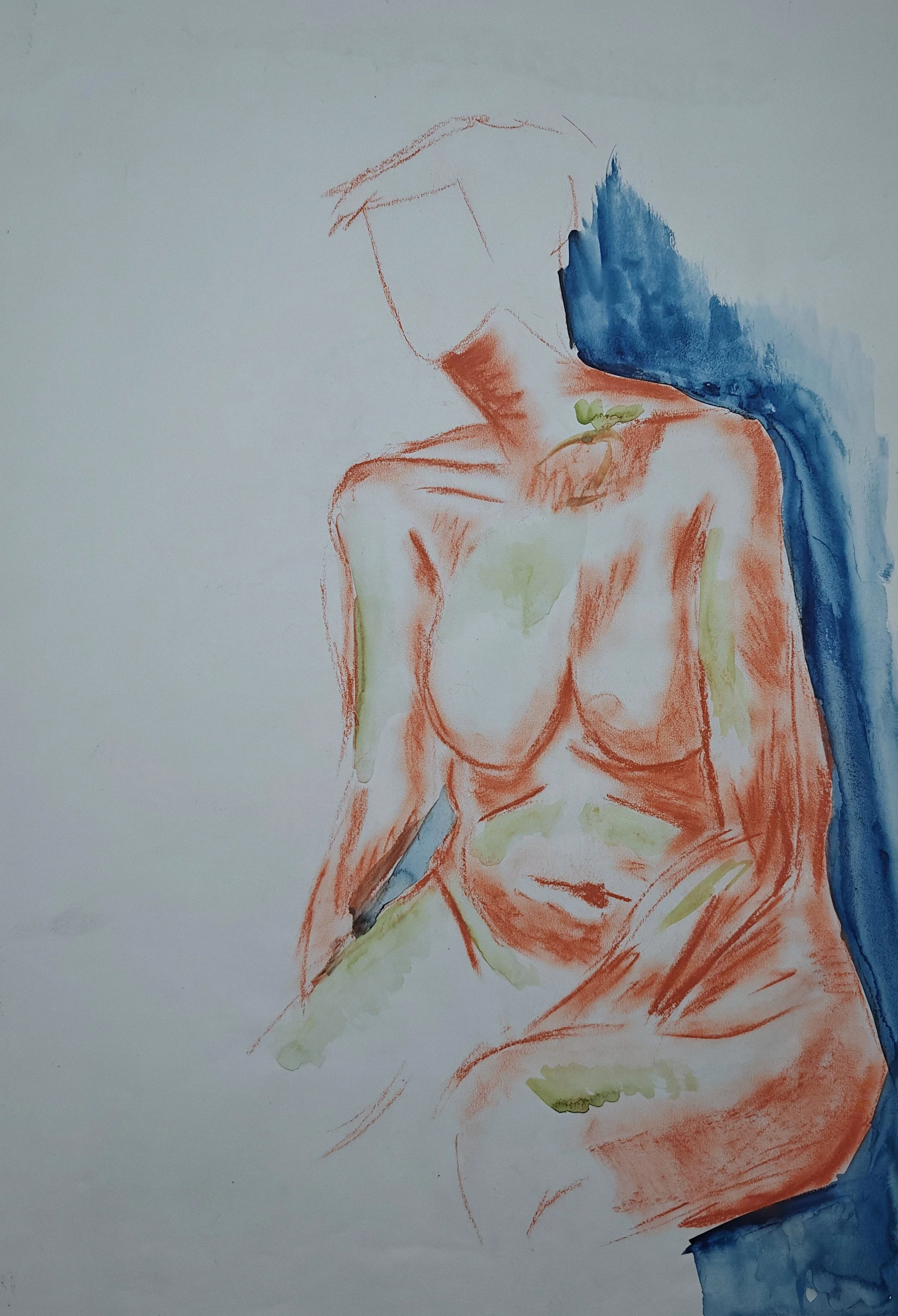 Artwork by Shaun Bell - Observed Structure – Life Drawing & Anatomy Studies