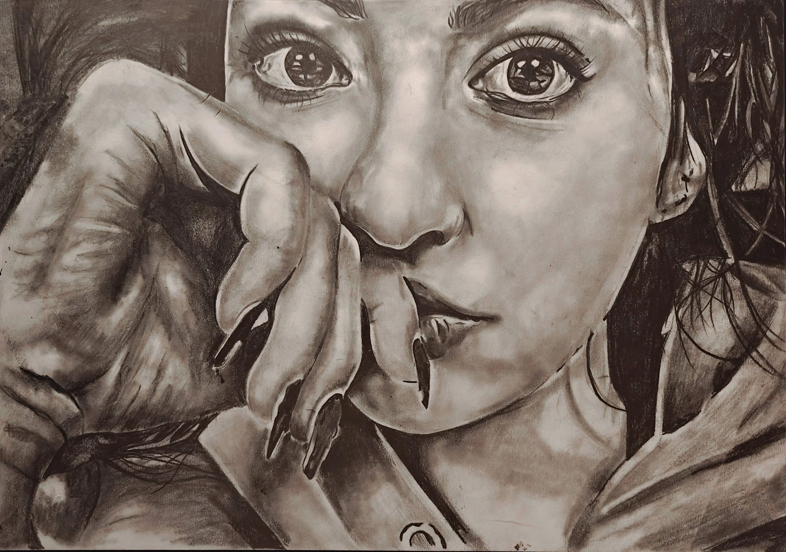 Artwork by Shaun bell - Pencil study 