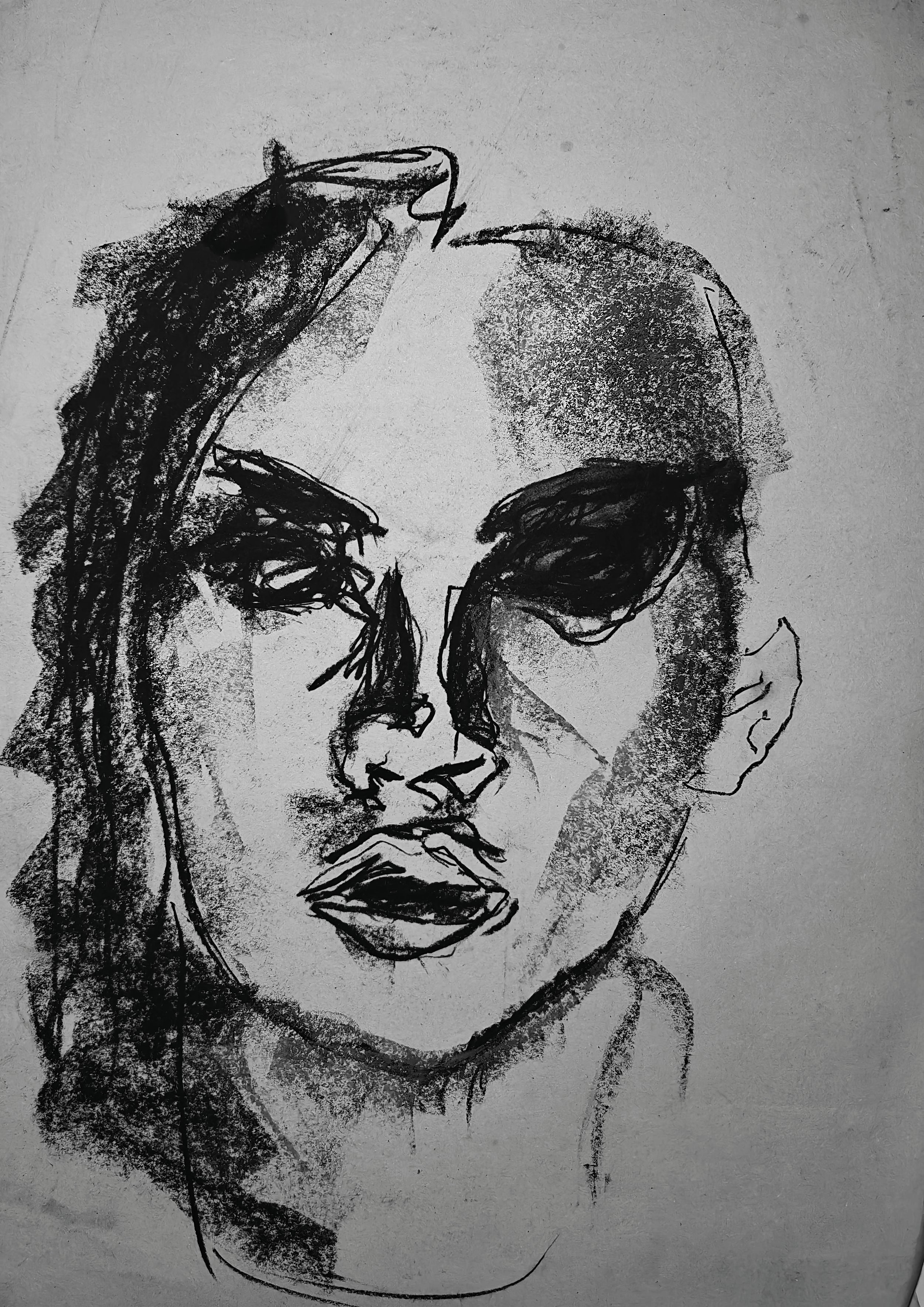 Artwork by Shaun bell - Charcoal study 