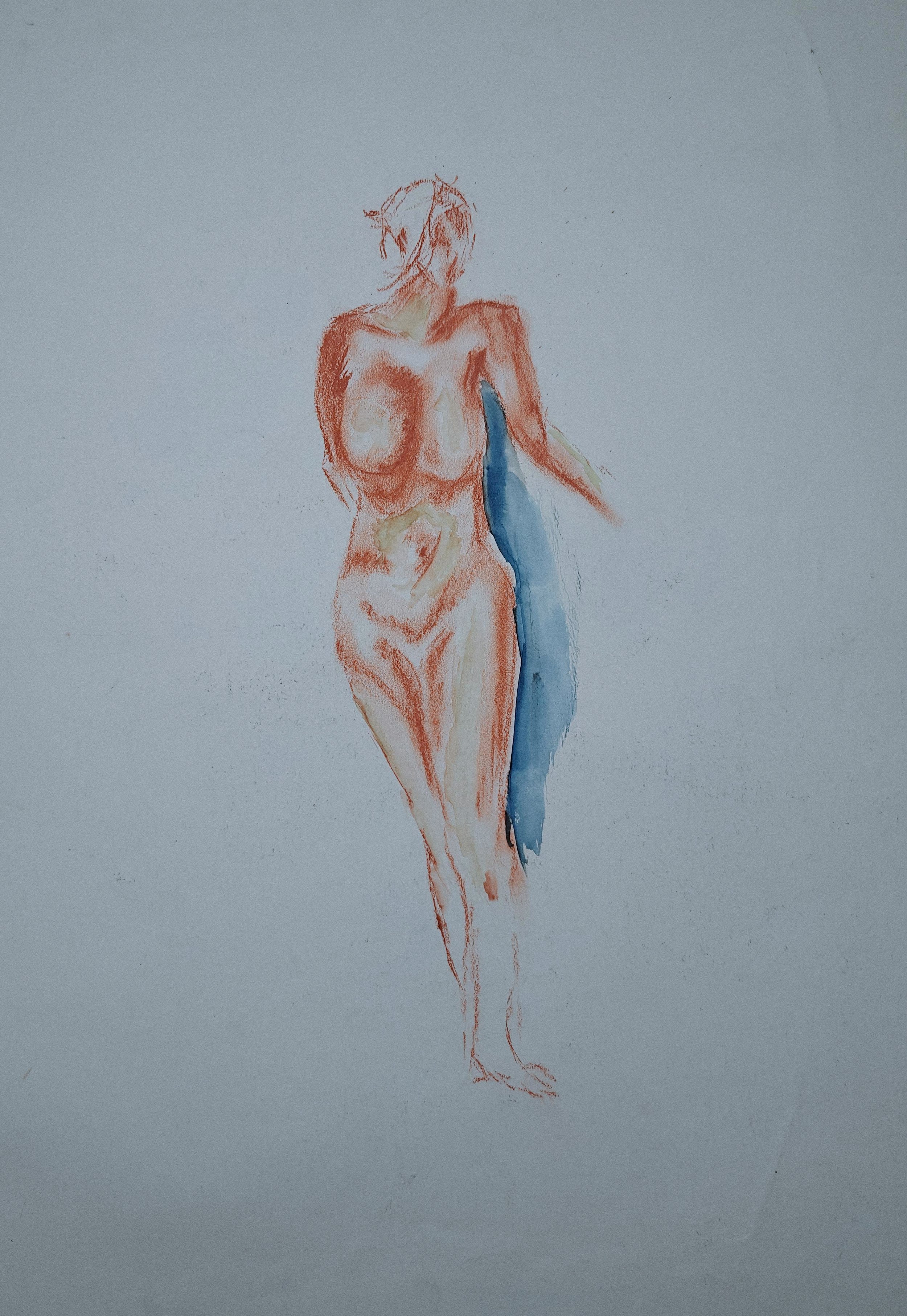 Artwork by Shaun Bell - Observed Structure – Life Drawing & Anatomy Studies