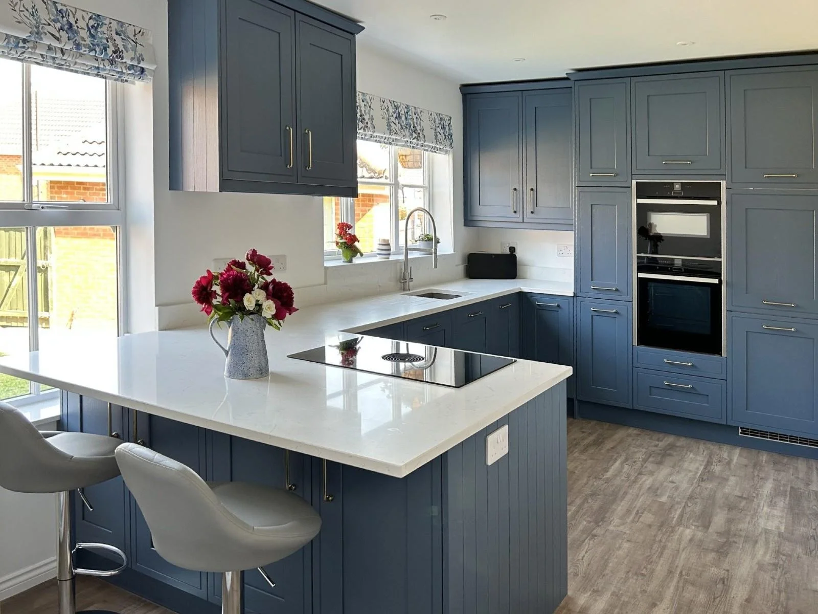 Navy Classic Kitchen in Rugby