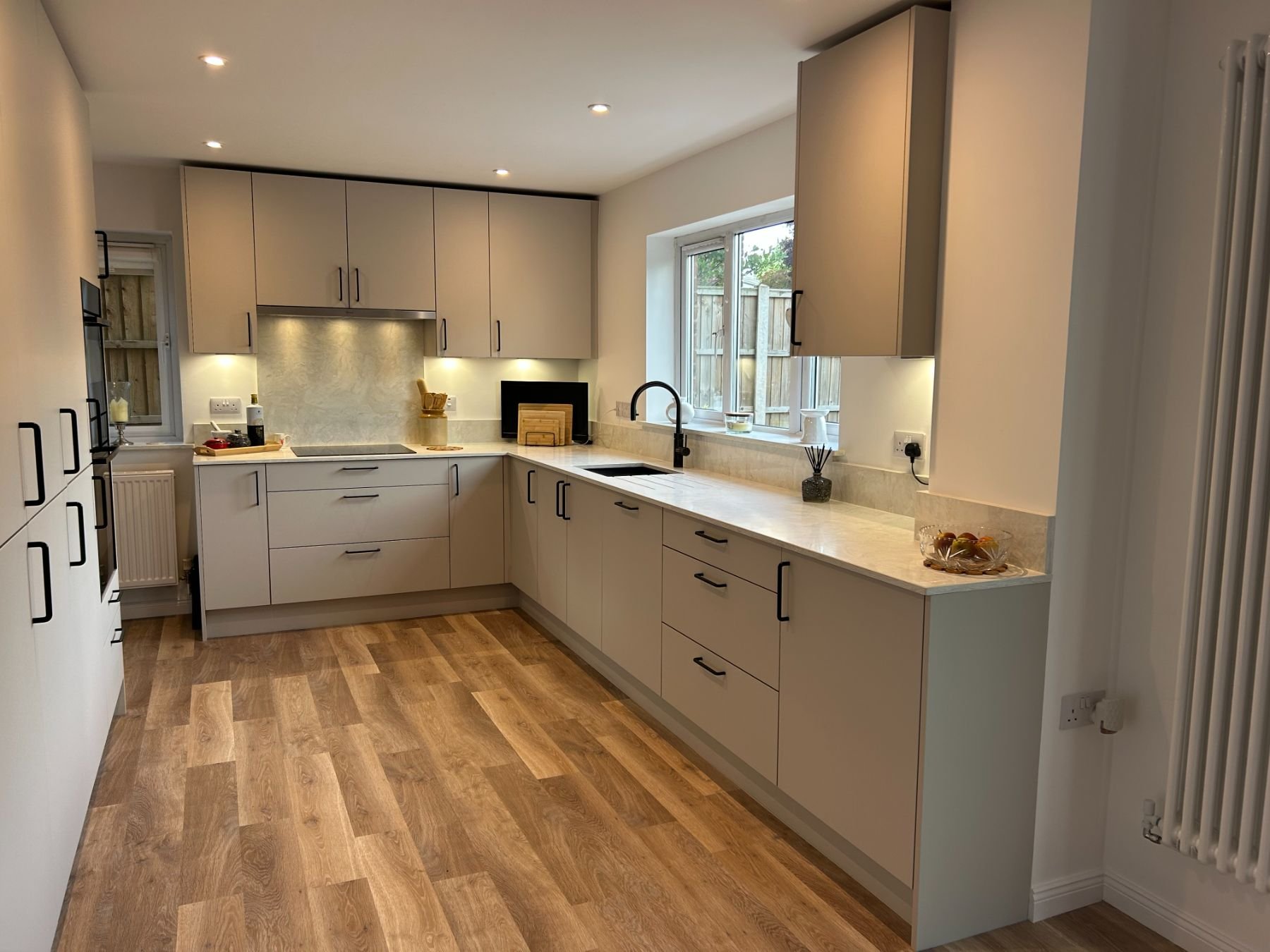 Cashmere Slab Kitchen