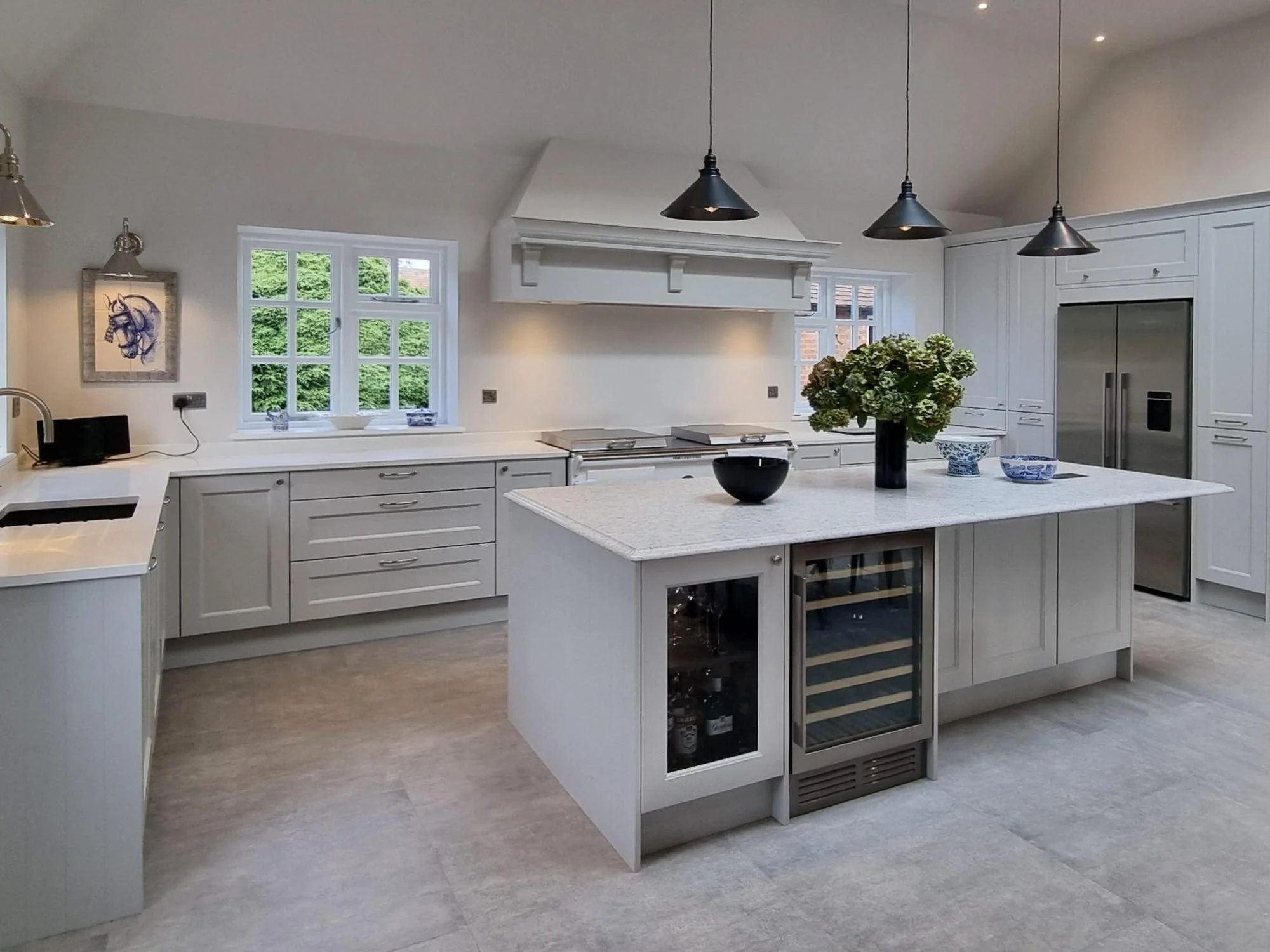 Light Grey Kitchen in Cubbington