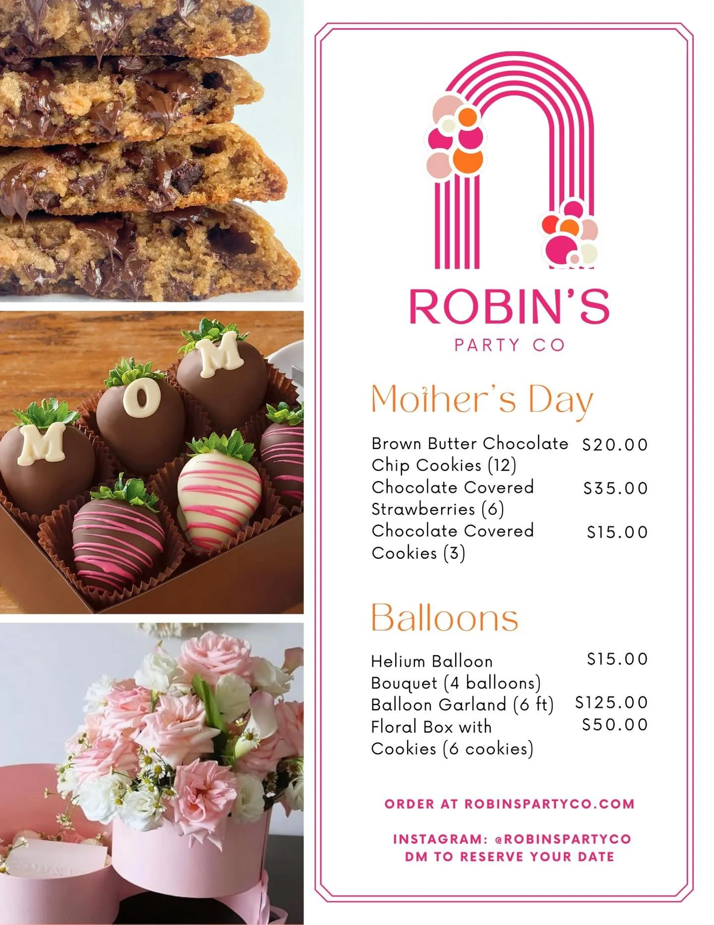 Mother&rsquo;s Day orders are now OPEN 💐
Limited spots available!

📍 Pickup May 8&ndash;9 (32837)
💳 Payment required at booking
📩 DM on Instagram to secure your order now