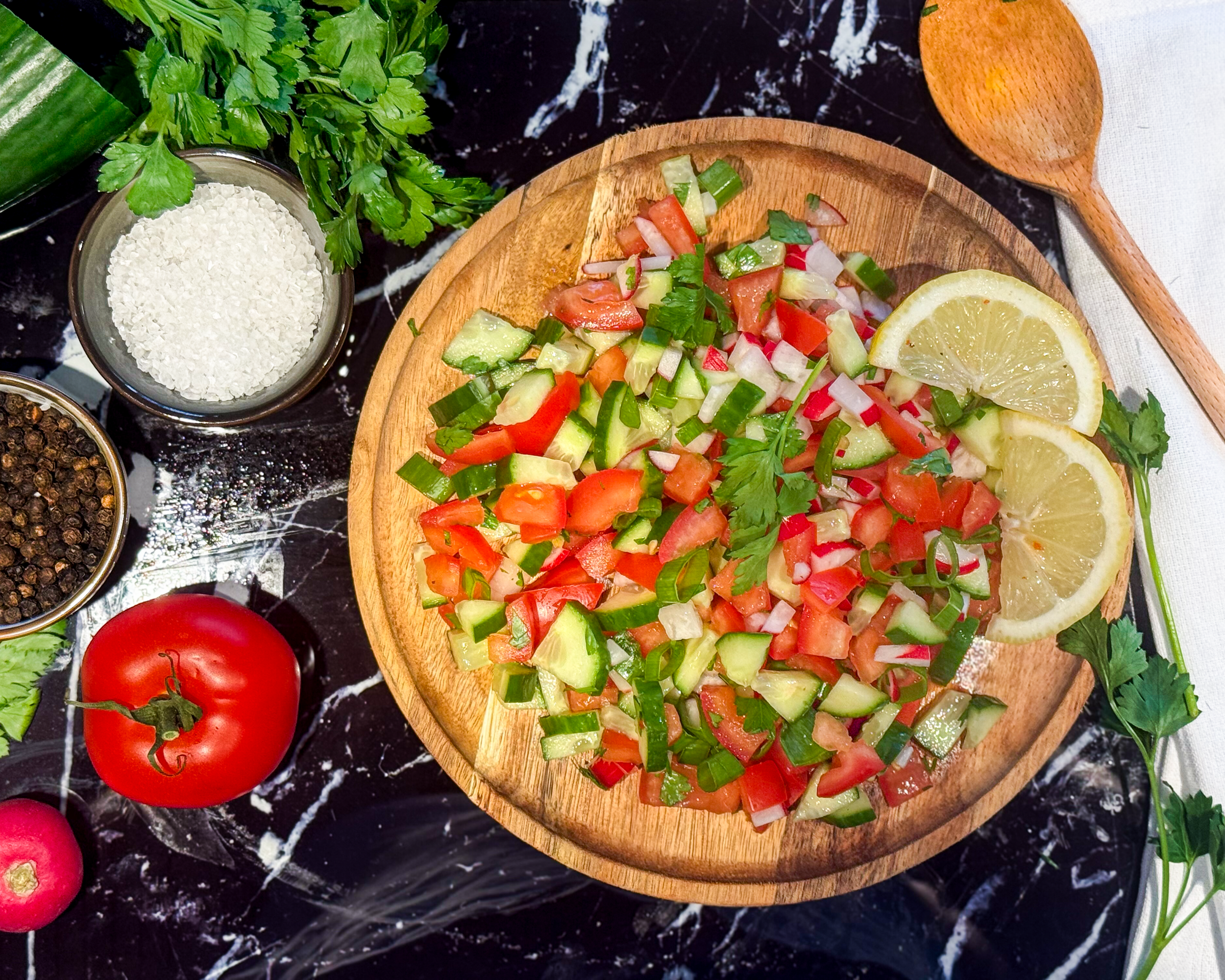 Low FODMAP Turkse salade