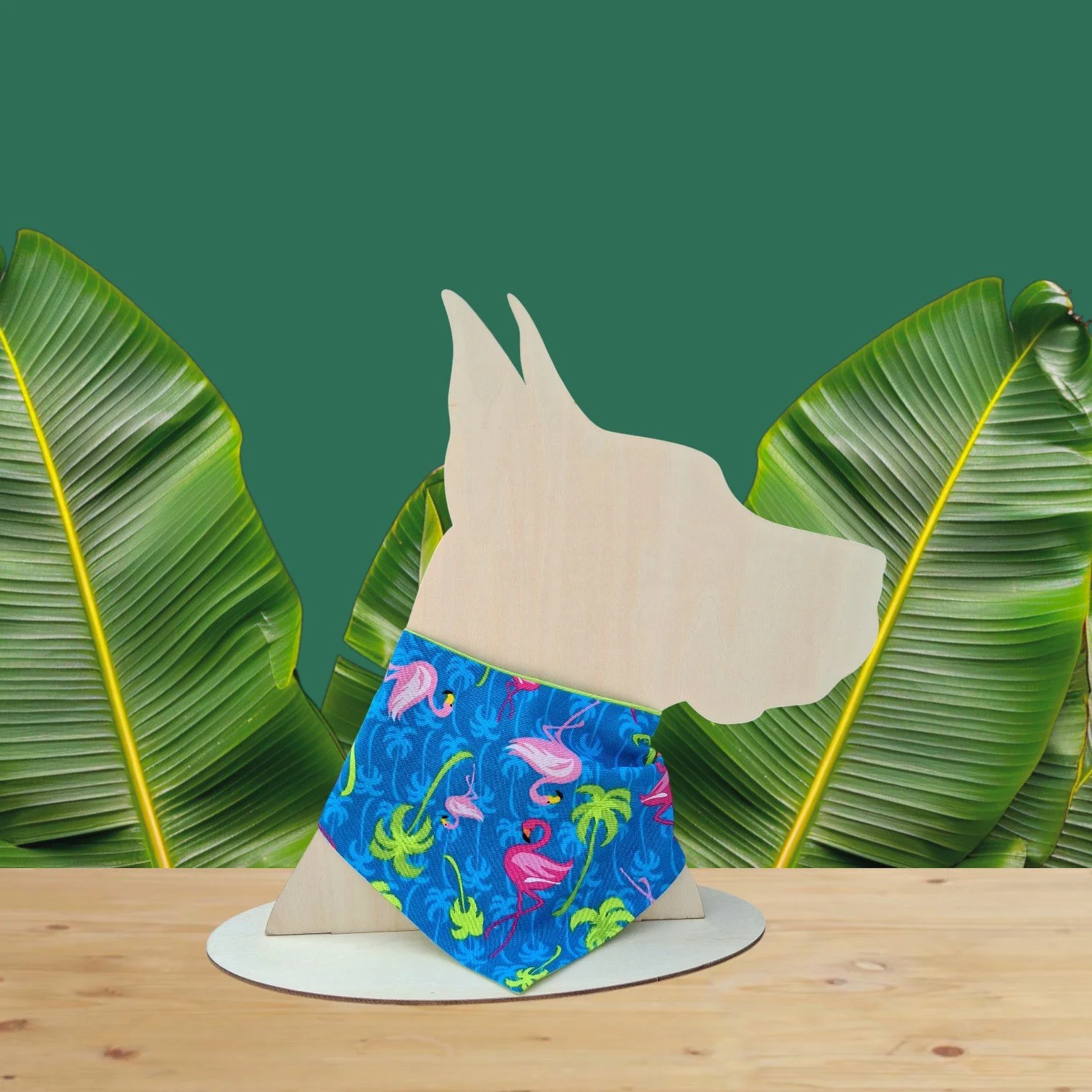 Flamingo Reversible Tie On Bandana