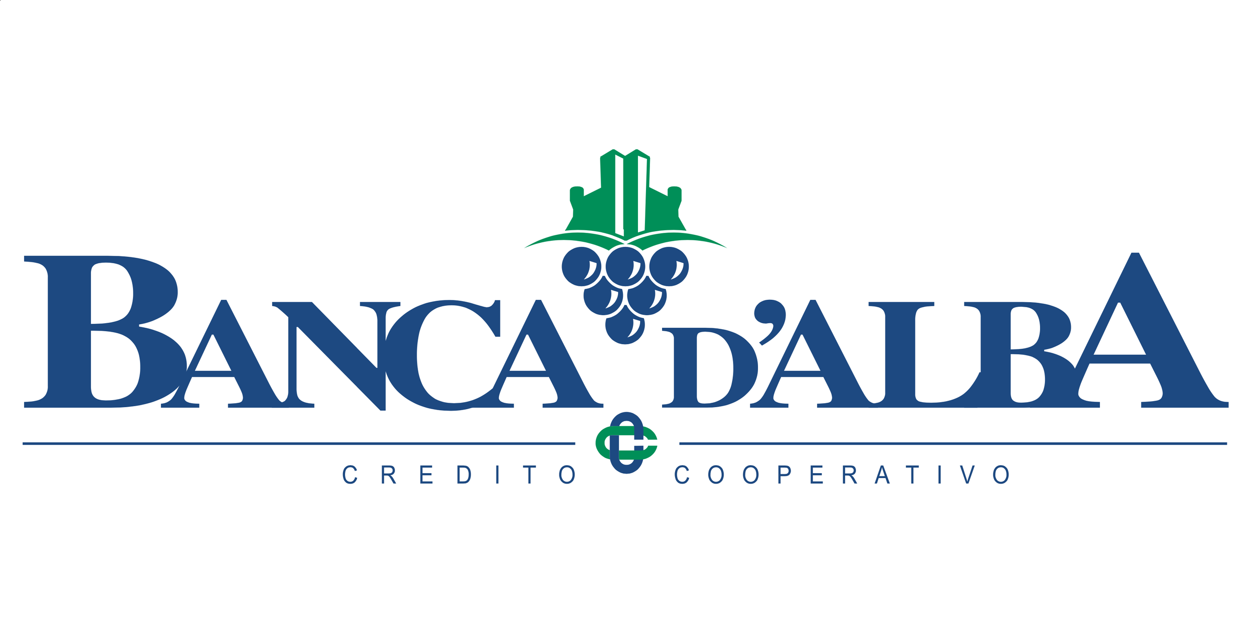 Logo della Banca Banca D'Banca con un'illustrazione di grappolo d'uva sopra il nome