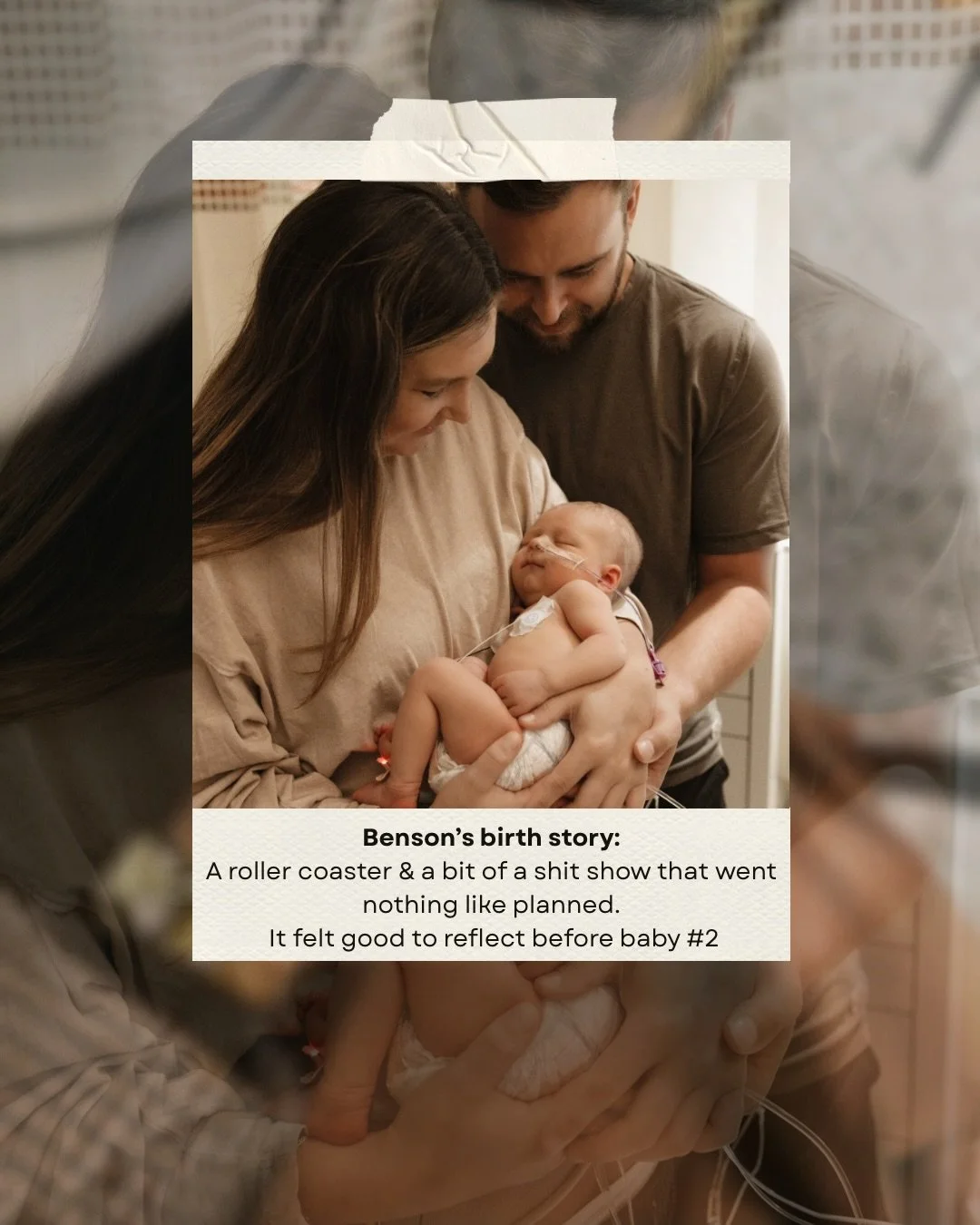 A lil raw and vulnerable post - Benson's birth story -
Not at all what we expected but we're so grateful for where we are today - all healthy and thriving!!

Felt good to reflect and write about this as we prep for baby #2's arrival SO soon!!

🤍🤍